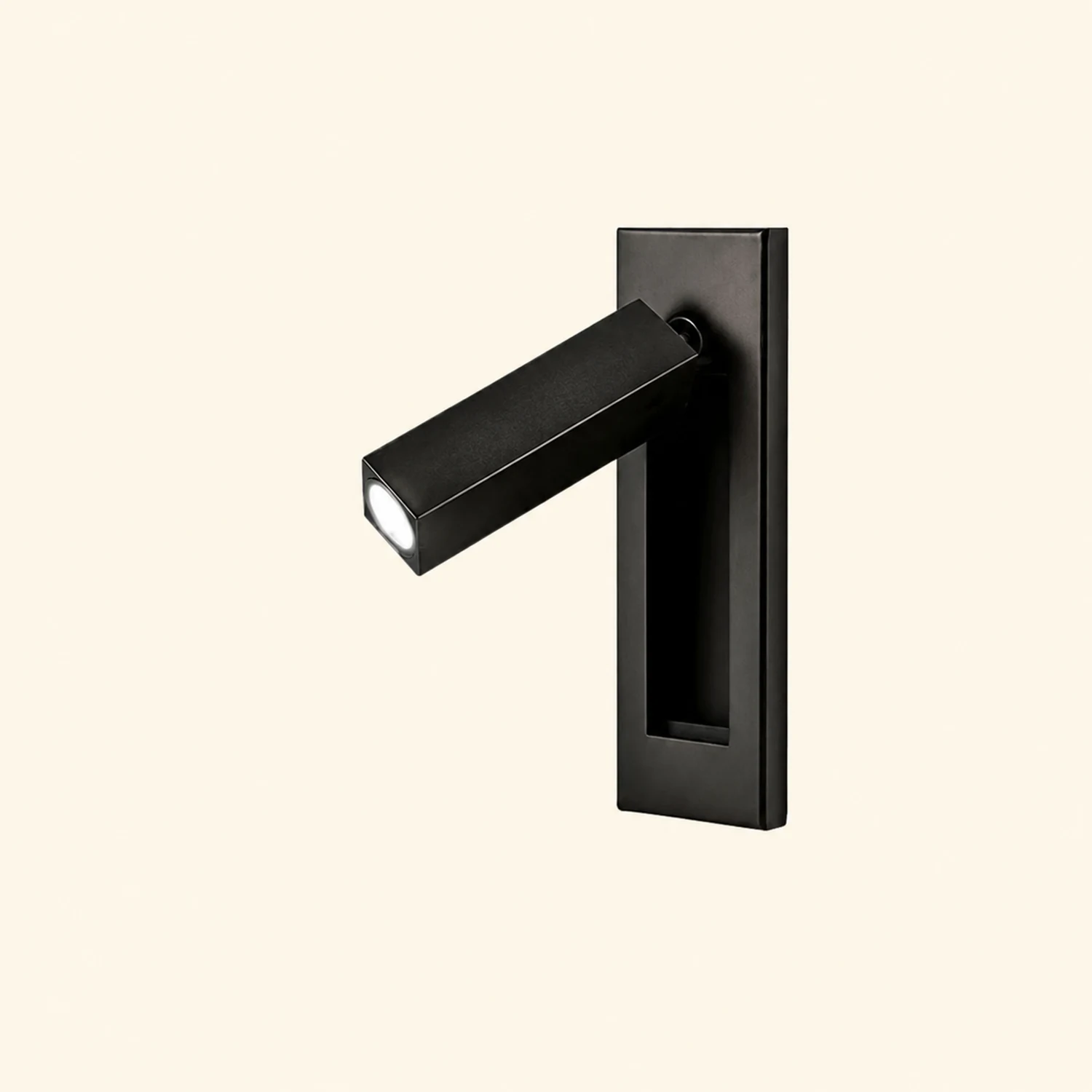 Orr Modern Rotatable Metal Spotlight, Cylindrical/Rectangular, Black/Silver/Gold/Nickel - Lumpaz