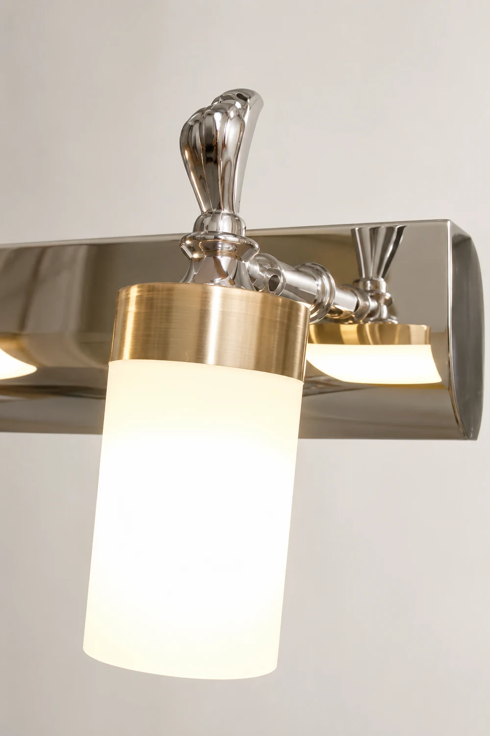 Leigh Modern Metal Vanity Wall Lamp, Gold, Bathroom, 2/3/4 Light - Lumpaz