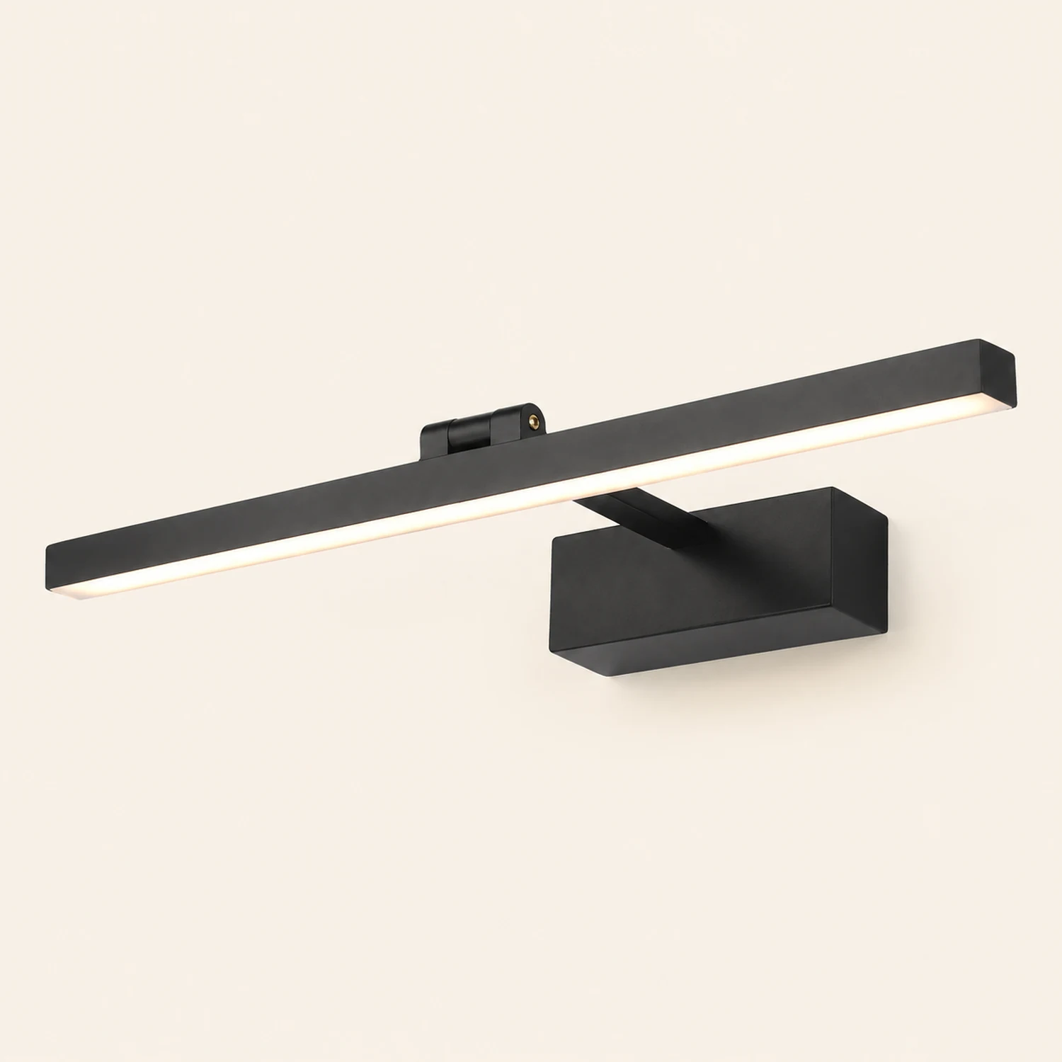 Leigh Modern Bar Metal Wall Lamp, Black&White - Lumpaz