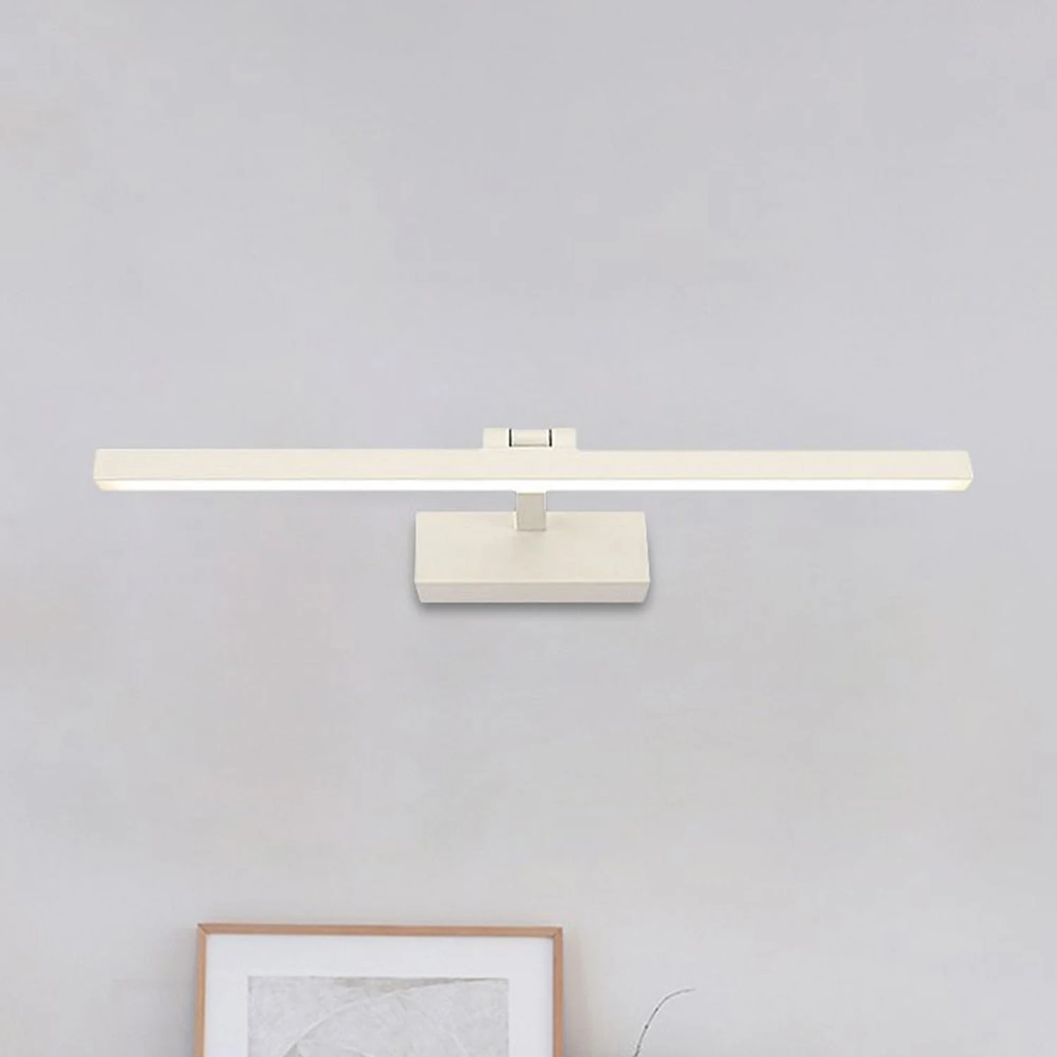 Leigh Modern Bar Metal Wall Lamp, Black&White - Lumpaz