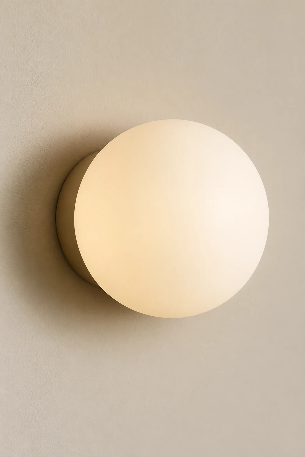 Valentina Modern Globe Shape Vanity Metal Glass LED Wall Lamp - Lumpaz