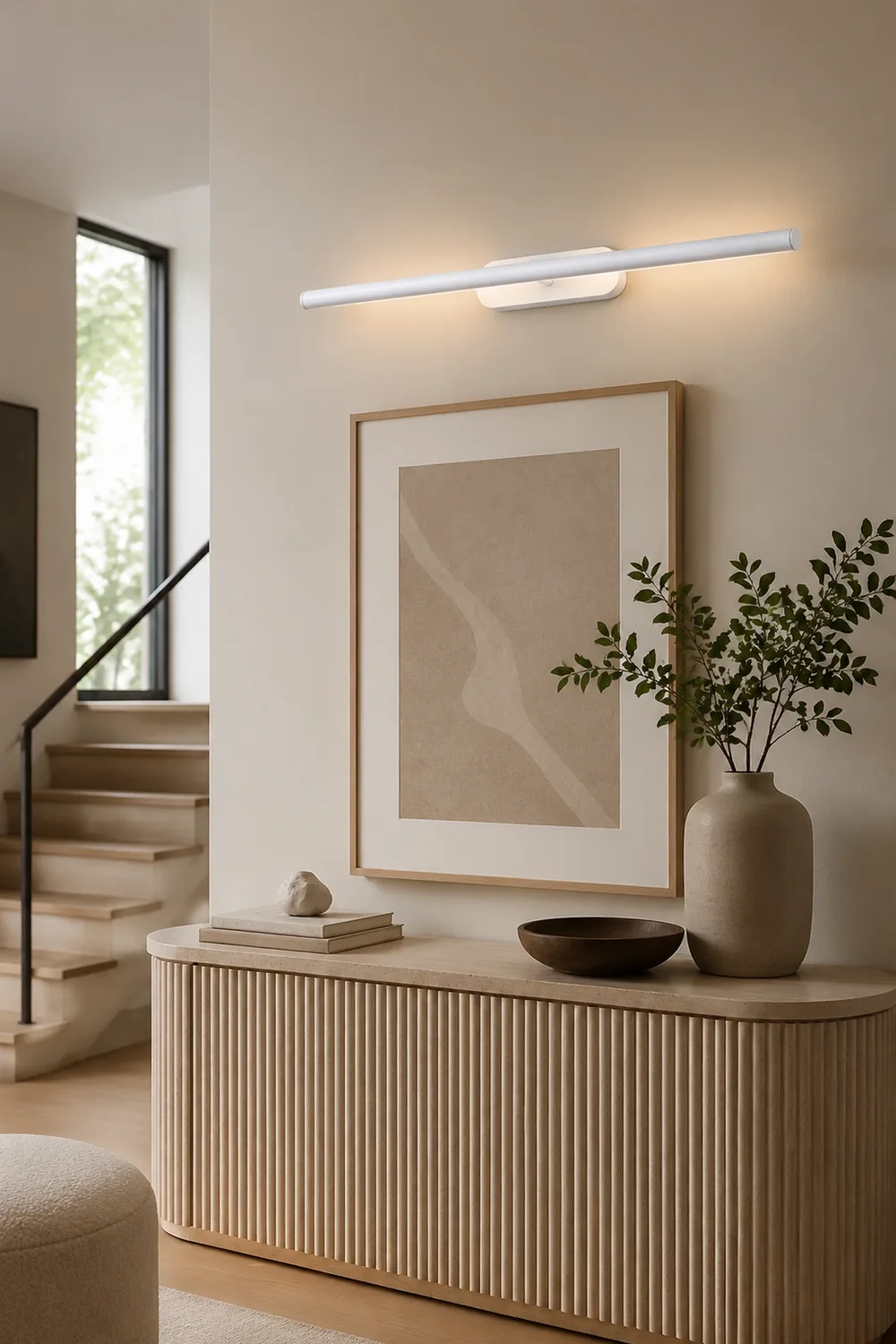 Edge Minimaliste Edge Tube Mirror Front Vanity Wall Lamp - Lumpaz