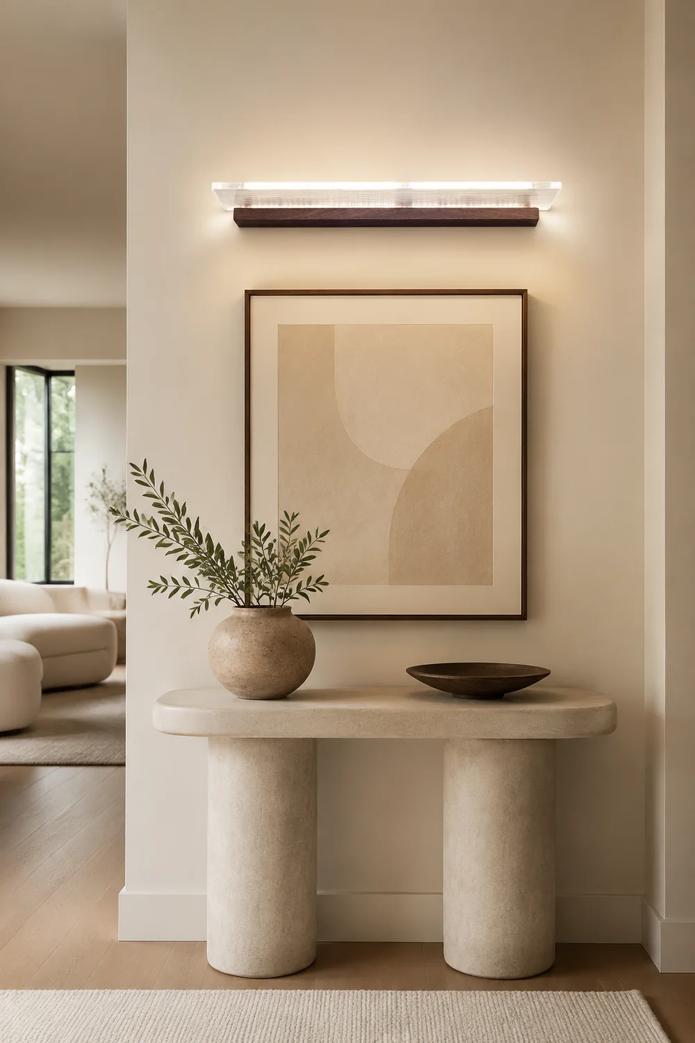 Ozawa Modern Metal/Acrylic Modern Wall Lamp - Lumpaz