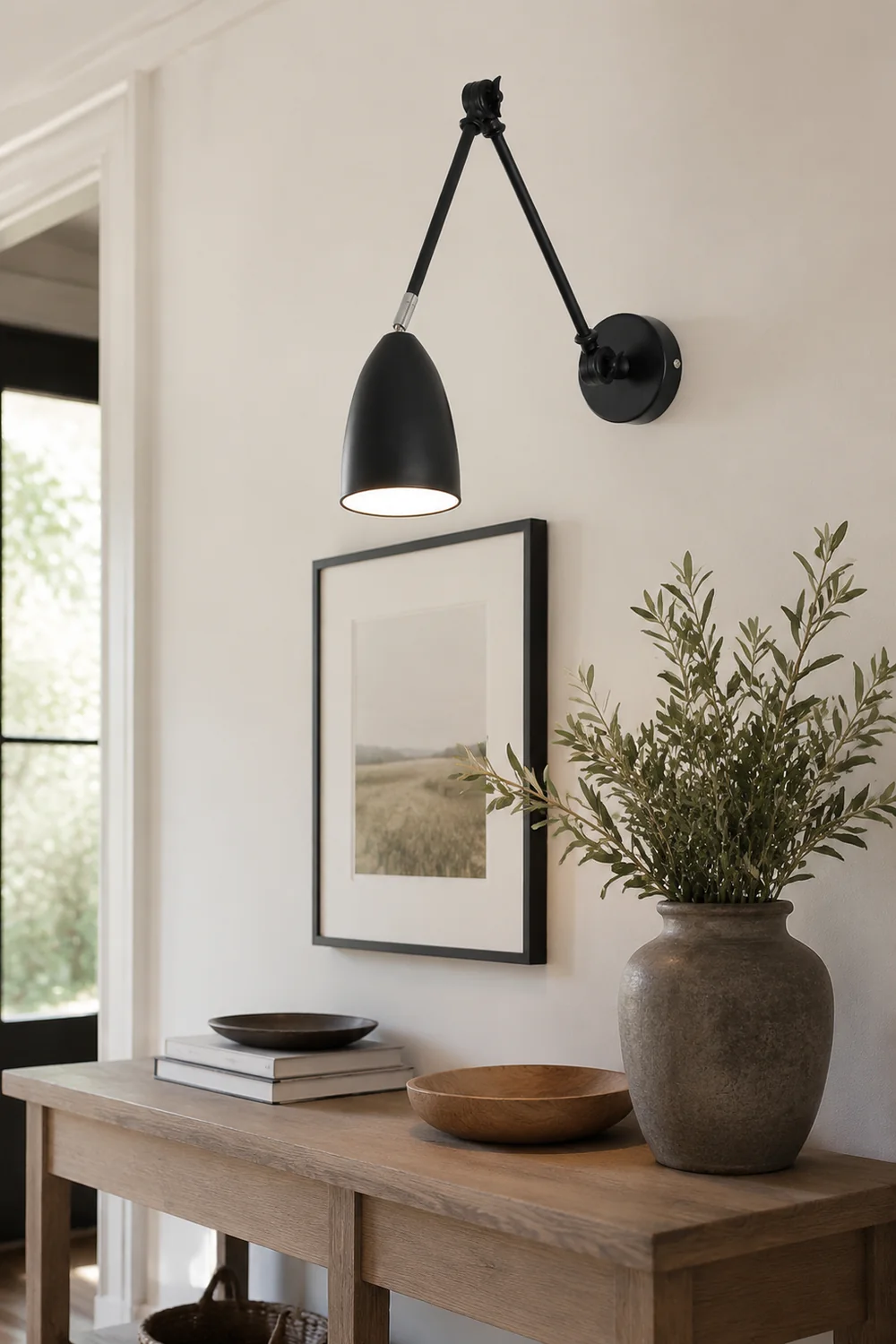 Brady Wall Lamp Minimalist/Modern, Adjustable Metal, 3 Color, Bedroom - Lumpaz