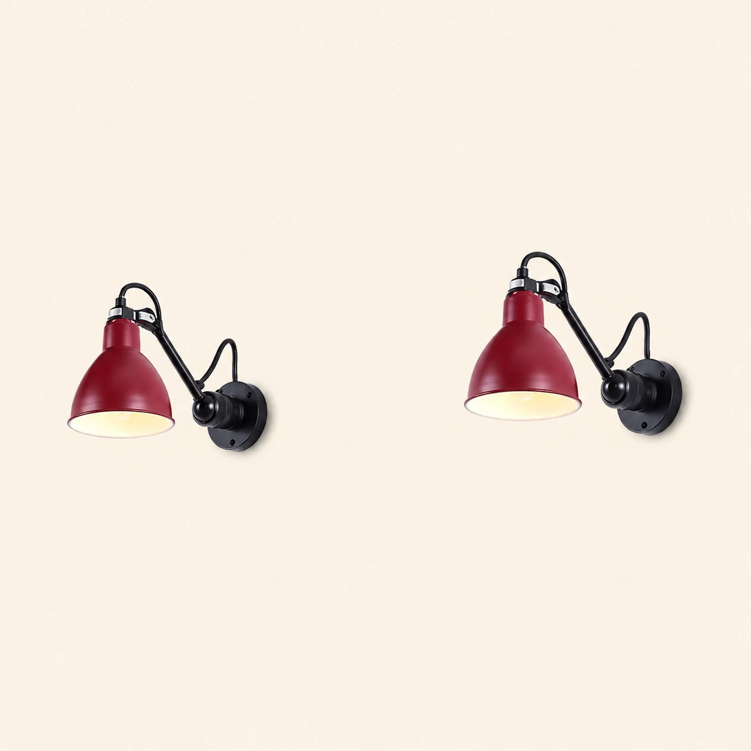 Brady Wall Lamp Modern/Minimalist, Adjustable Metal, 5-color, Living Room - Lumpaz
