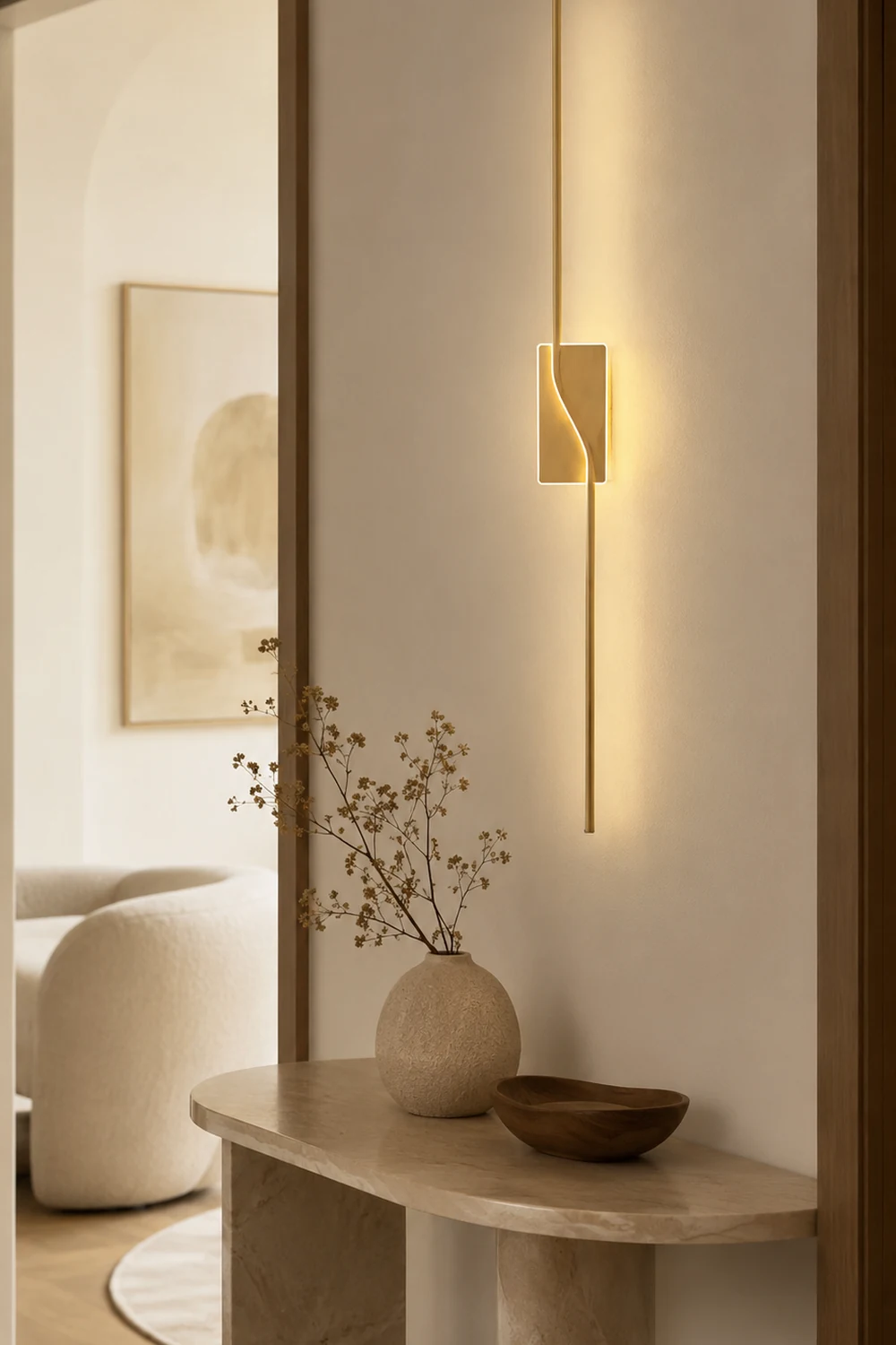 Nordic Modern Minimalist Wall Lamp for Bedroom & Living Room - Lumpaz