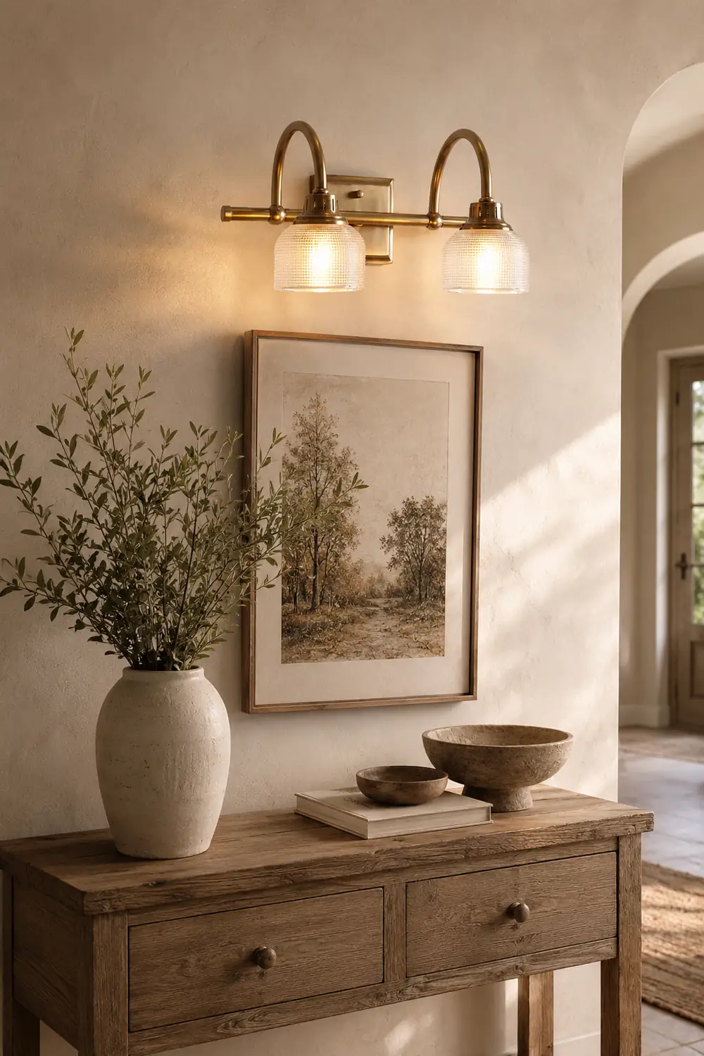 Lottie Prismatic Glass Vanity Wall Lamp - Lumpaz