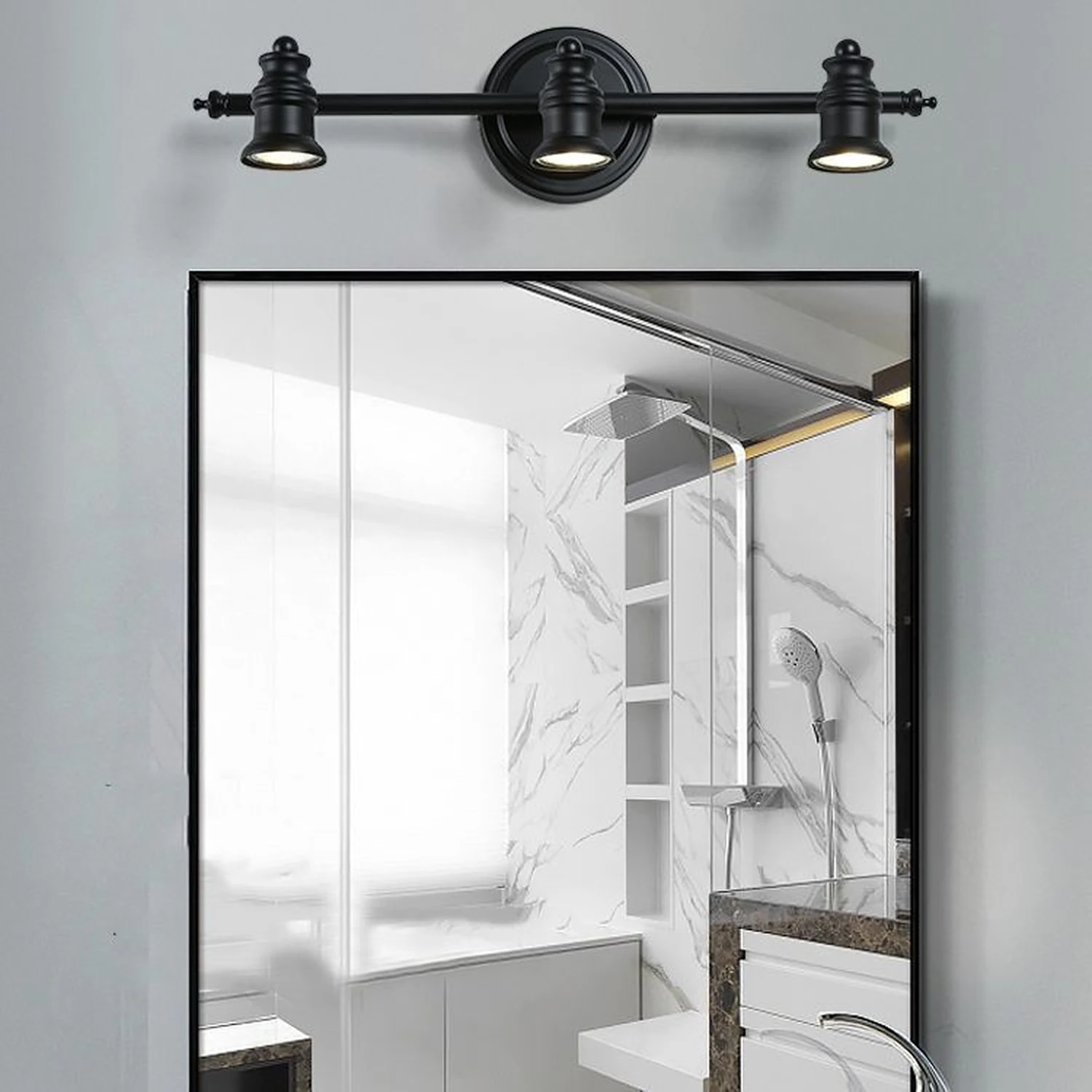 Alessio Modern Bell-shaped Metal Wall Lamp, Black - Lumpaz