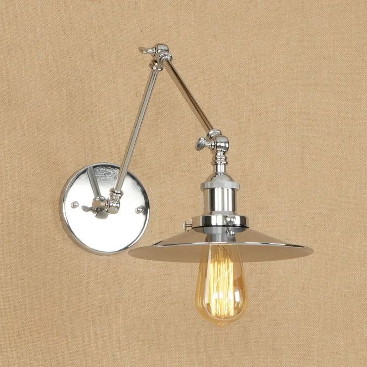 Alessio Vintage Adjustable Wall Lamp, Bedroom - Lumpaz