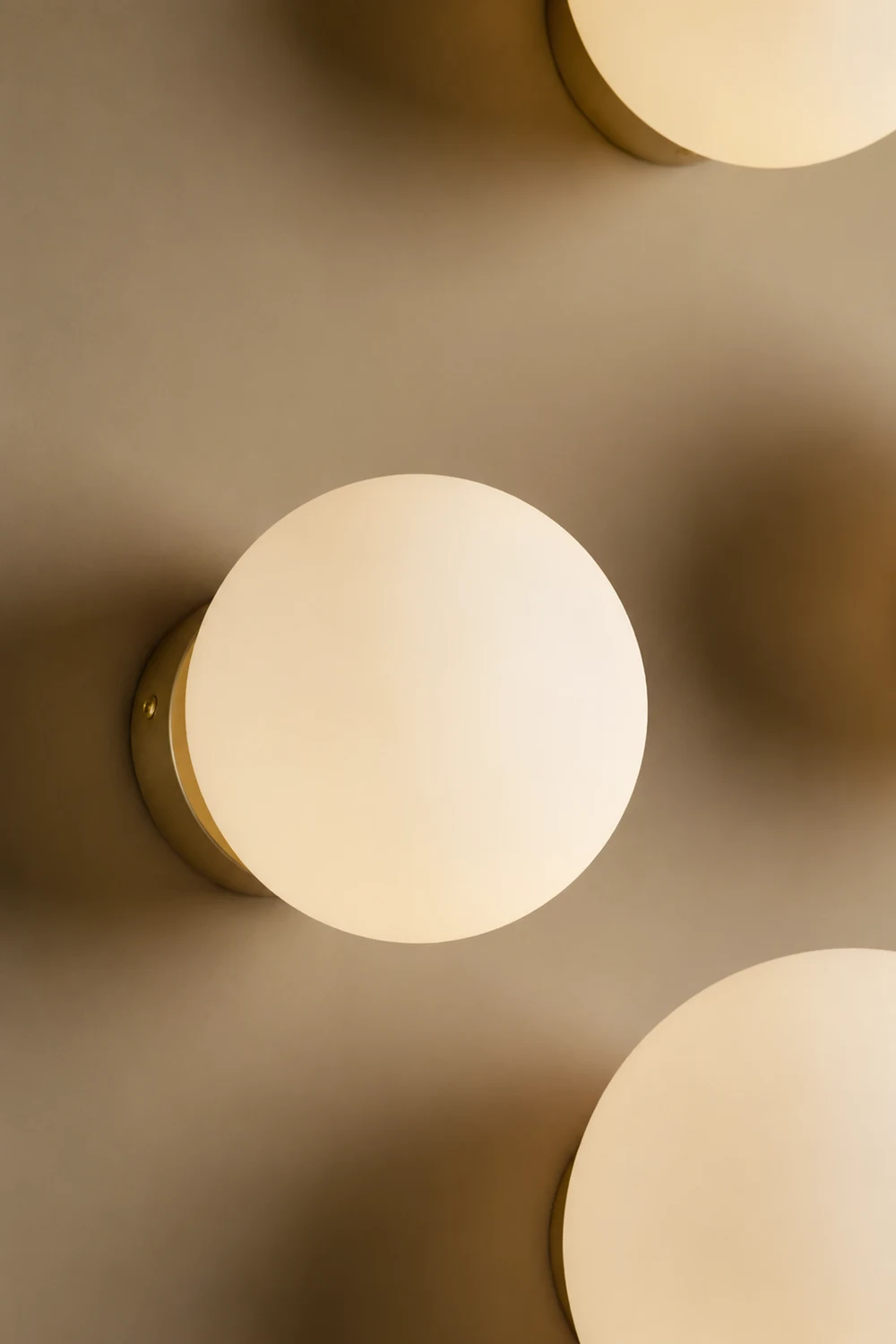 Valentina Modern Globe Shape Vanity Metal Glass LED Wall Lamp - Lumpaz