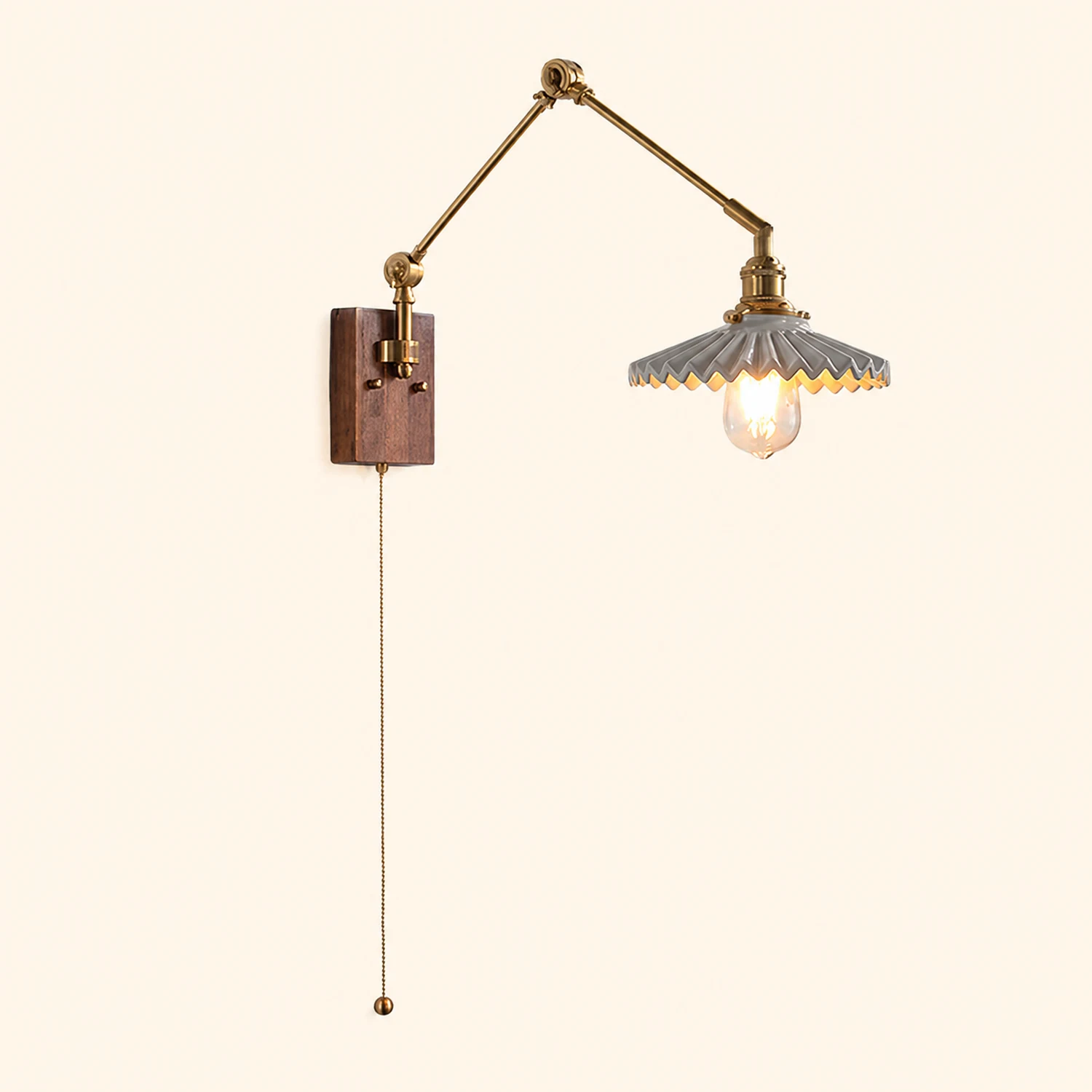 Ozawa Wall Lamp Modern, Folding Adjustable Metal, Study Room - Lumpaz
