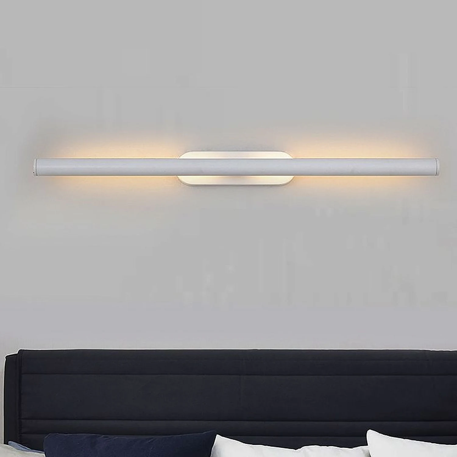Edge Minimaliste Edge Tube Mirror Front Vanity Wall Lamp - Lumpaz