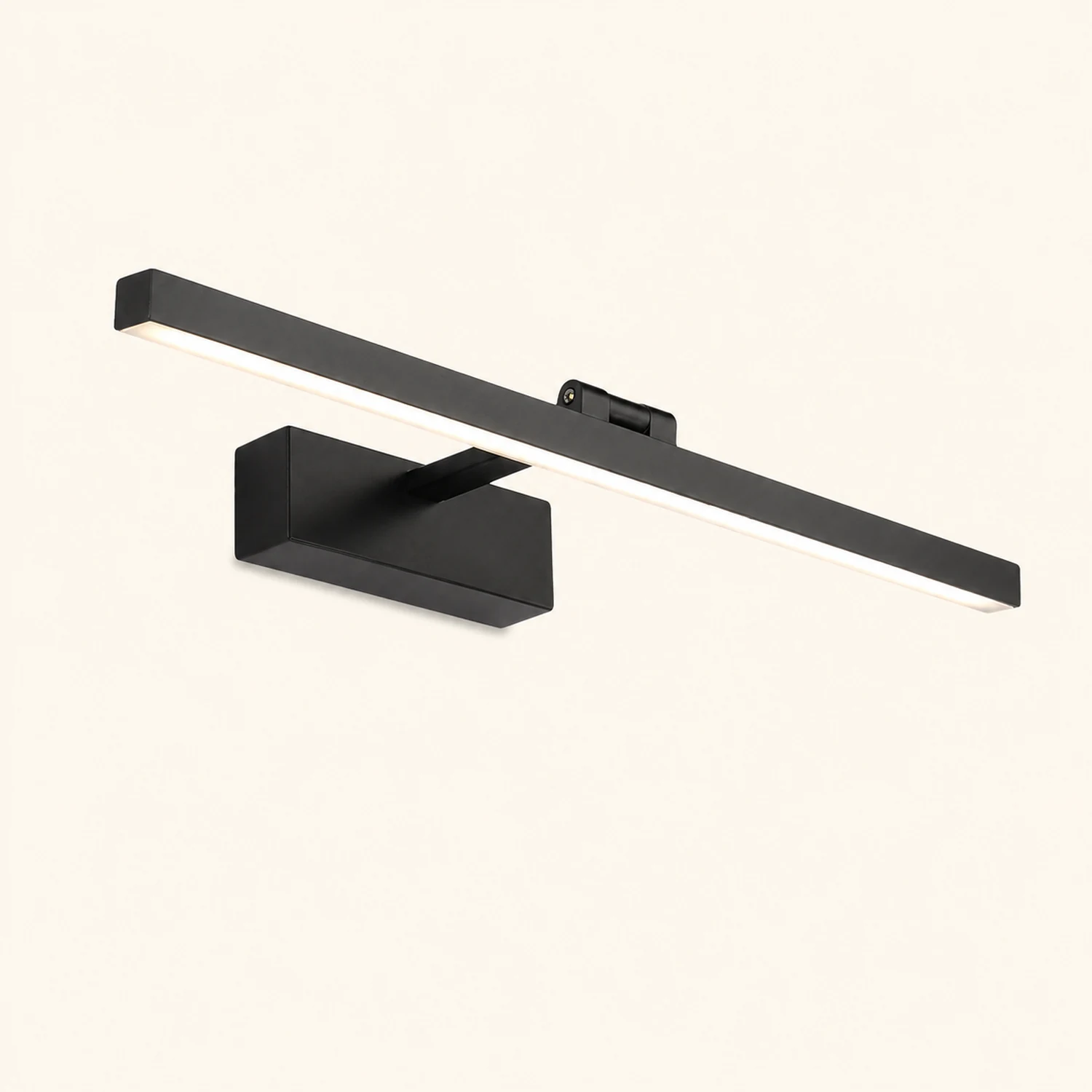 Leigh Modern Bar Metal Wall Lamp, Black&White - Lumpaz
