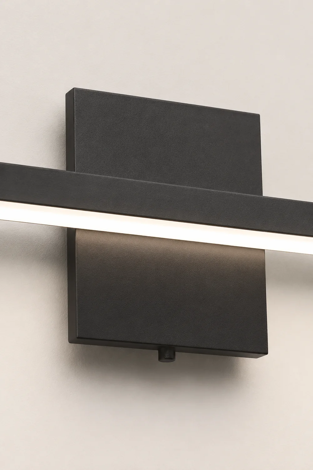 Edge Modern Linear/Square Mirror Front Vanity Metal LED Wall Lamp - Lumpaz
