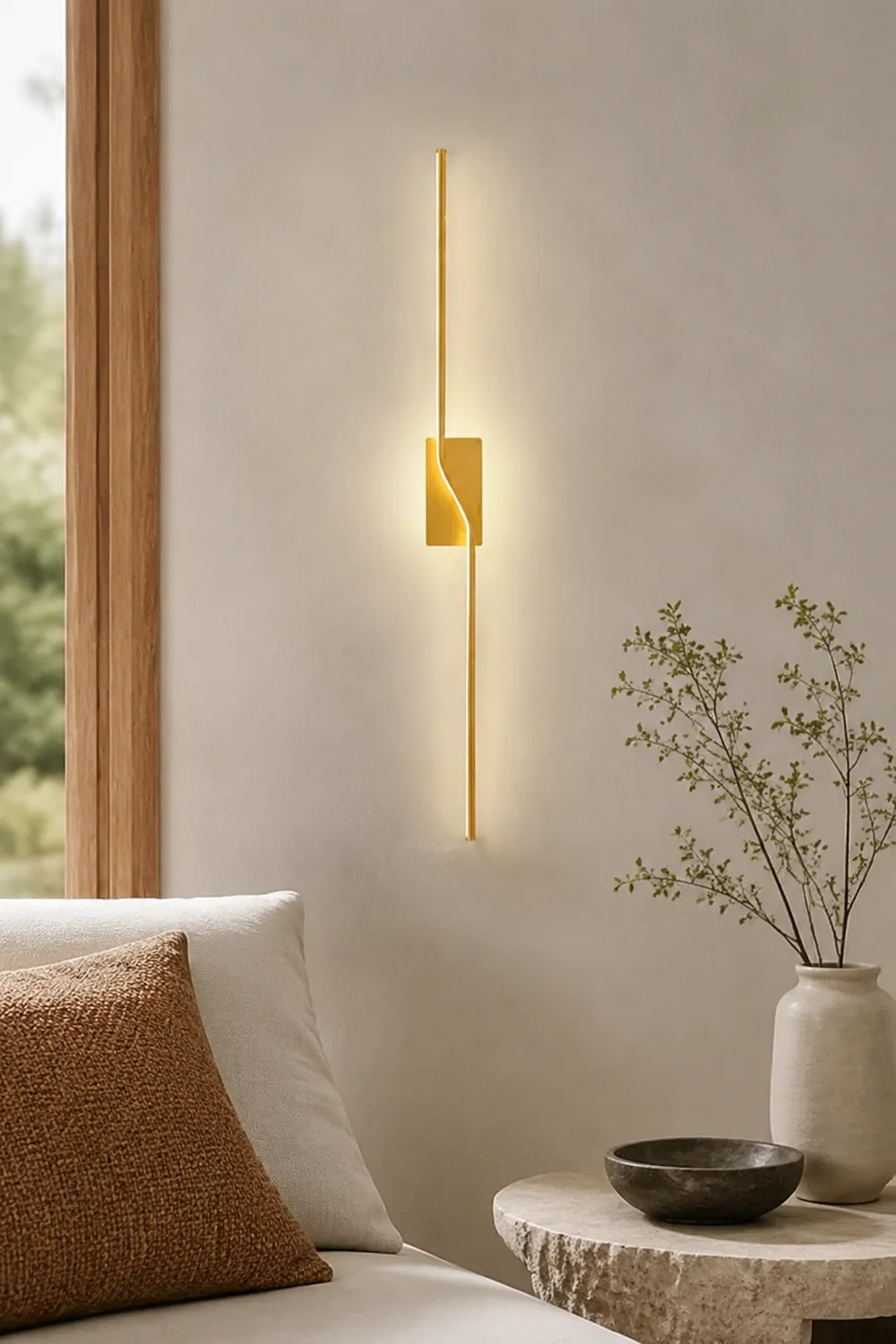 Nordic Modern Minimalist Wall Lamp for Bedroom & Living Room - Lumpaz