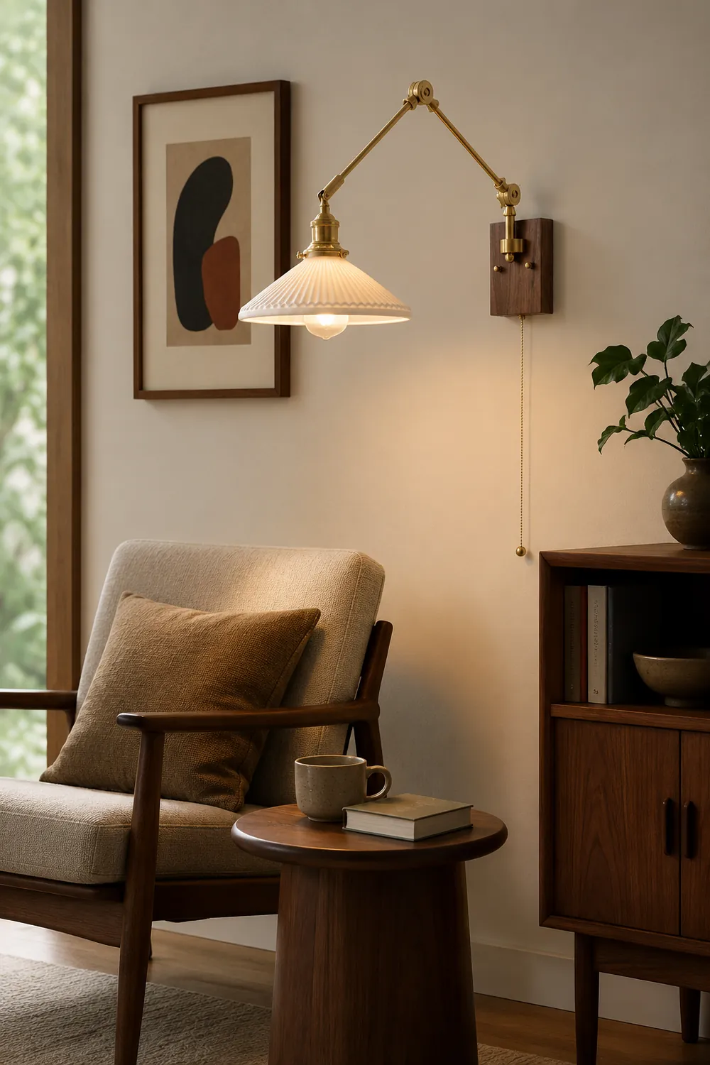 Ozawa Wall Lamp Modern, Folding Adjustable Metal, Study Room - Lumpaz