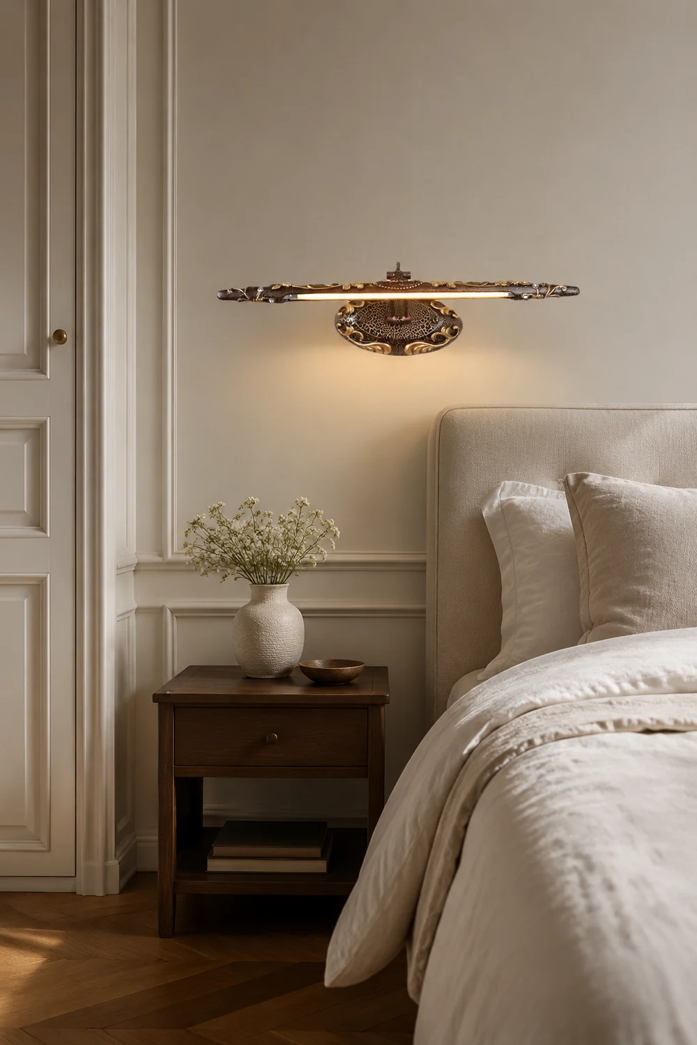 Félicie Vintage Linear Metal Wall Lamp - Lumpaz