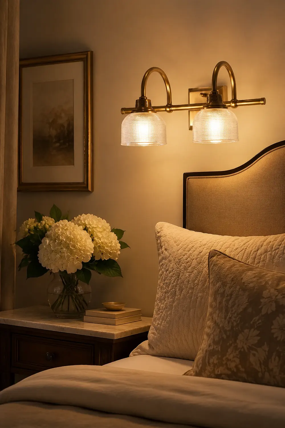 Lottie Prismatic Glass Vanity Wall Lamp - Lumpaz