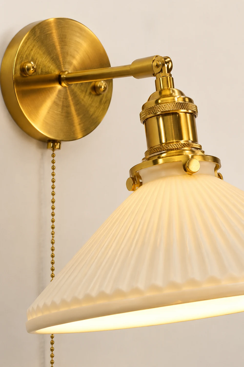 Lottie wrinkles Nordic  Modern Dresser Wall Lamp - Lumpaz
