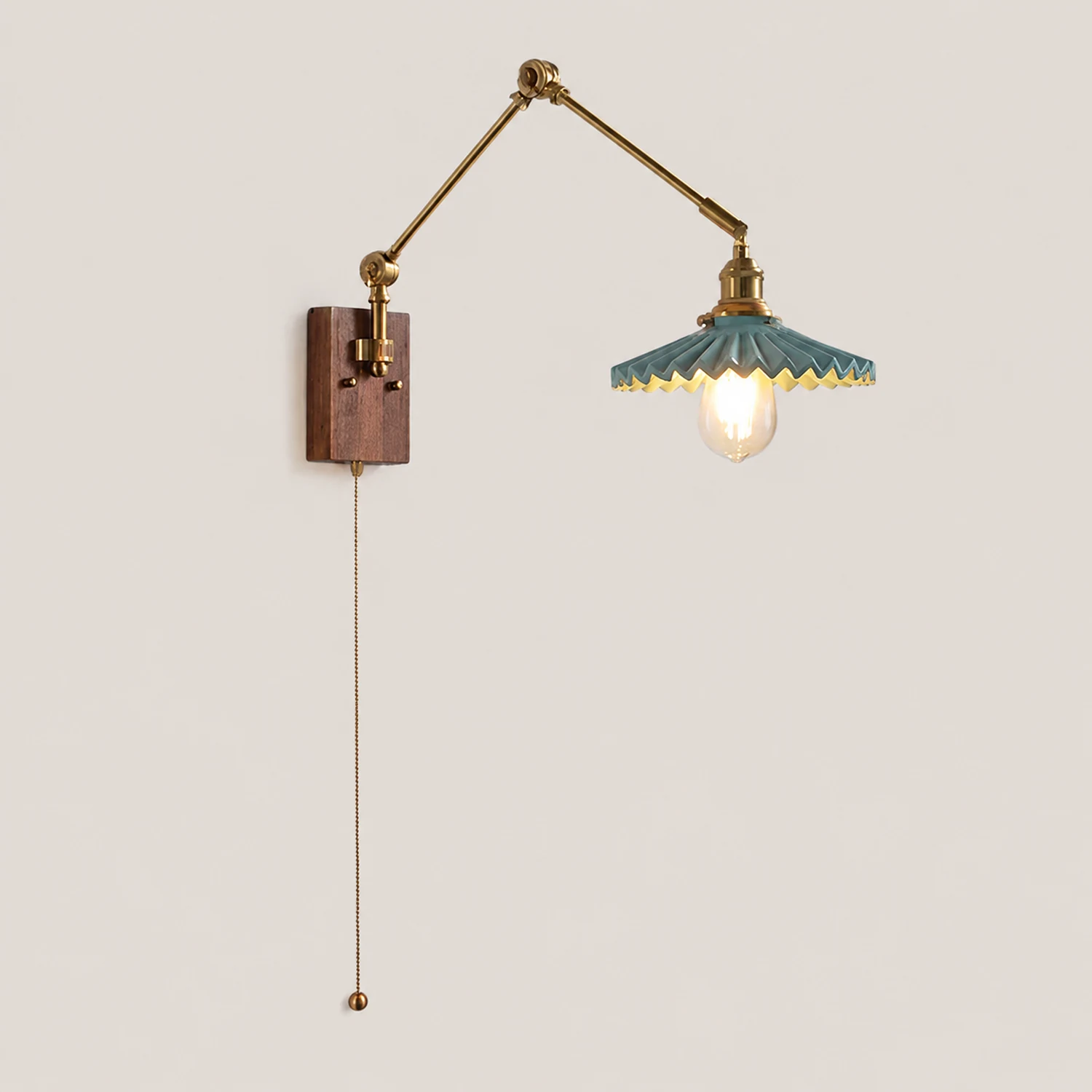 Ozawa Wall Lamp Modern, Folding Adjustable Metal, Study Room - Lumpaz