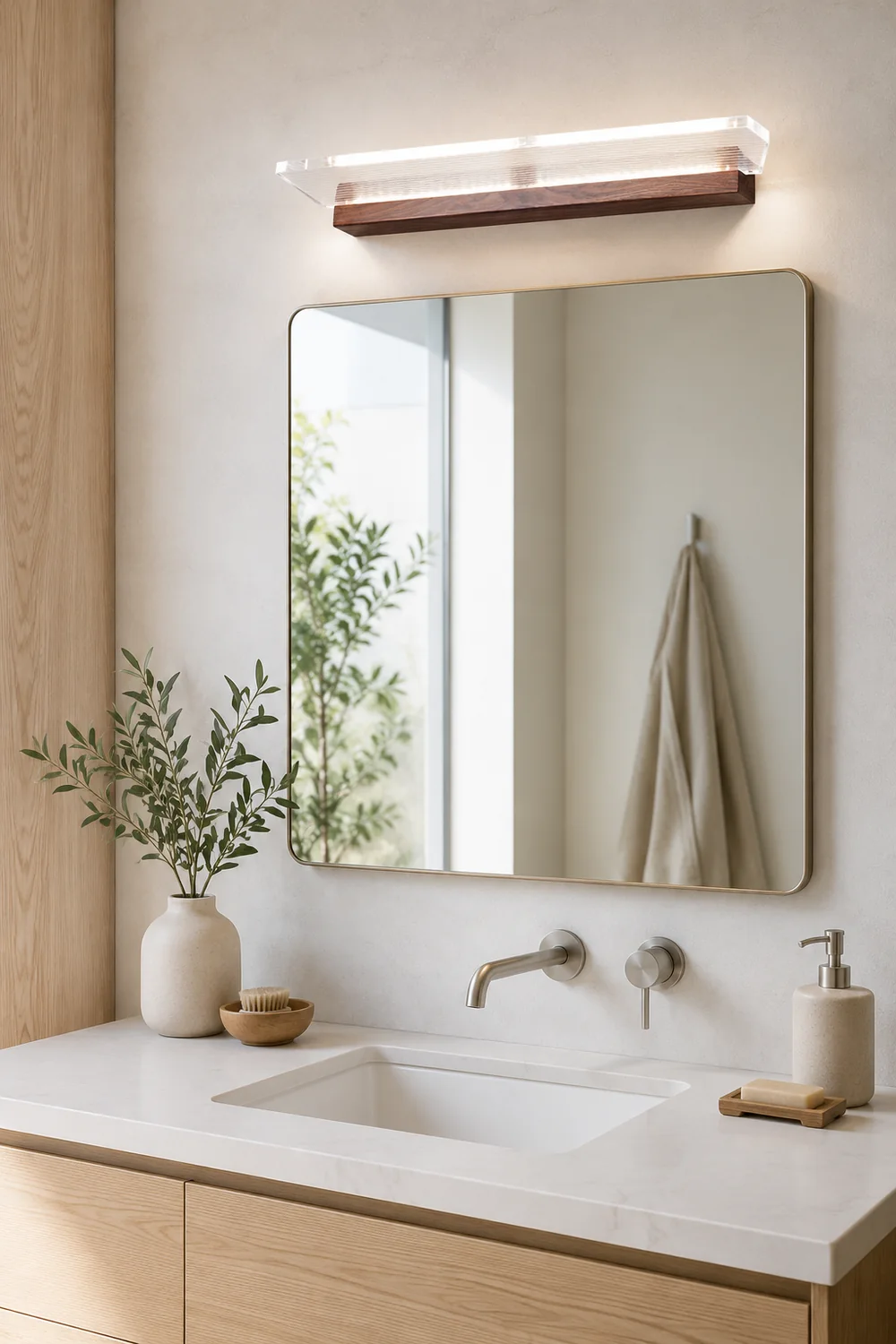 Ozawa Modern Metal/Acrylic Modern Wall Lamp - Lumpaz