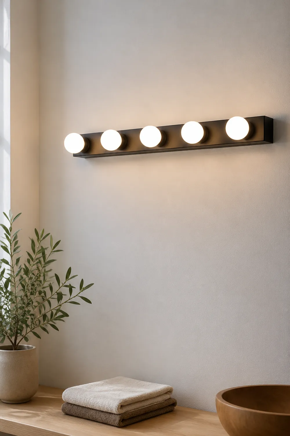 Valentina Modern Multi Metal Wall Lamp, Black/White - Lumpaz