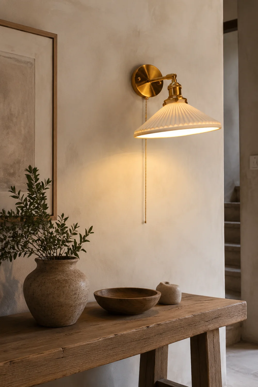 Lottie wrinkles Nordic  Modern Dresser Wall Lamp - Lumpaz