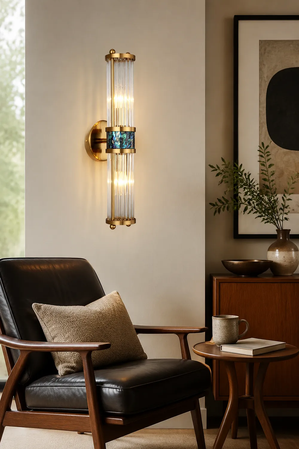 Fancy & Luxury Style Acrylic+Metal Wall Lamp Bedside Lamp For Bedroom - Lumpaz