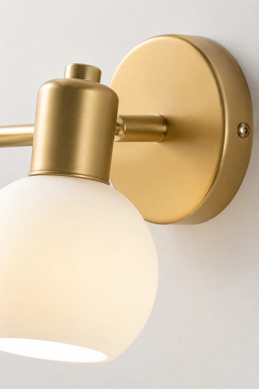 Valentina Modern Globe Metal Wall Mounted Lamps, Gold - Lumpaz