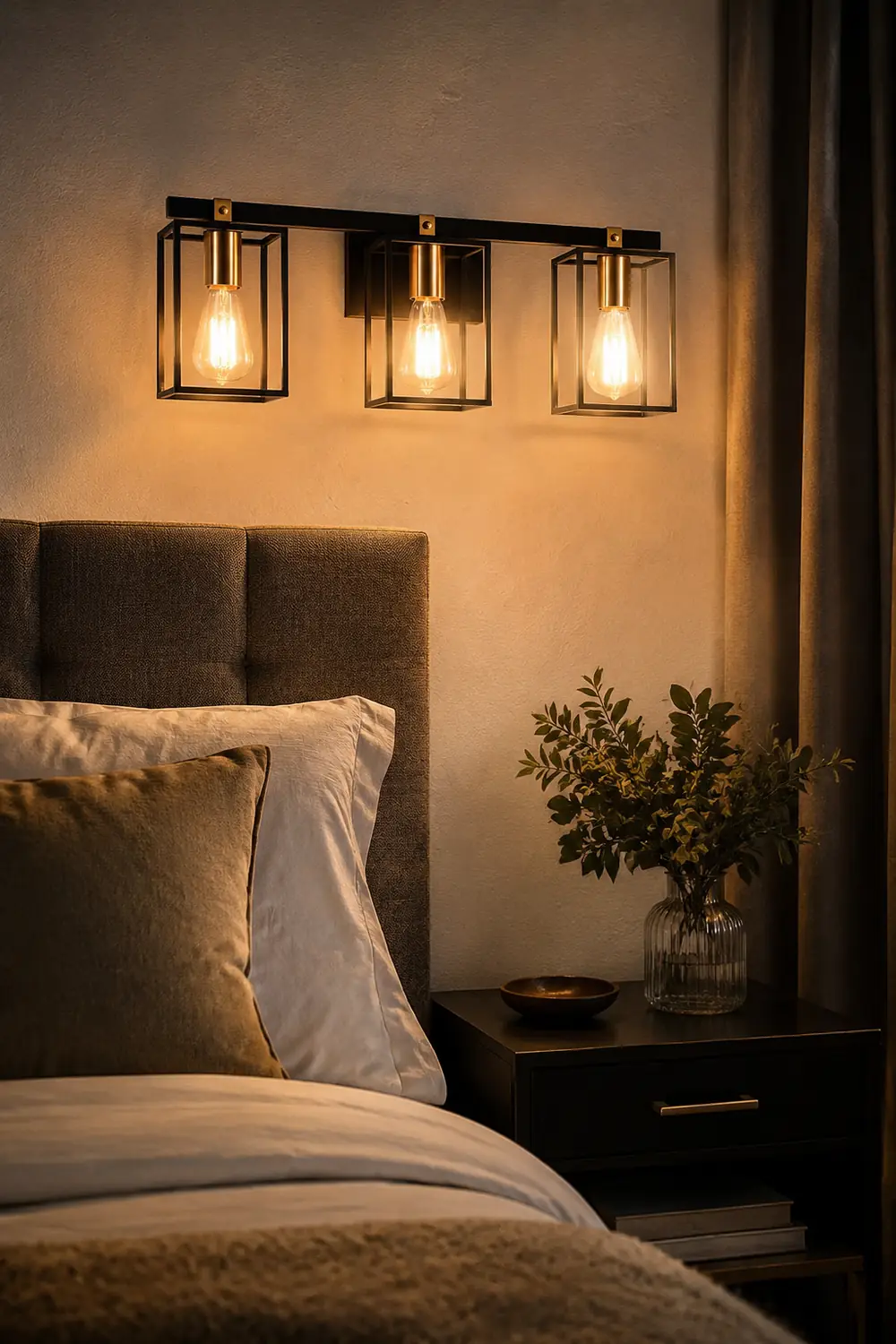 Alessio Industrial Minimalist Wall Lamp, Black, Basement - Lumpaz