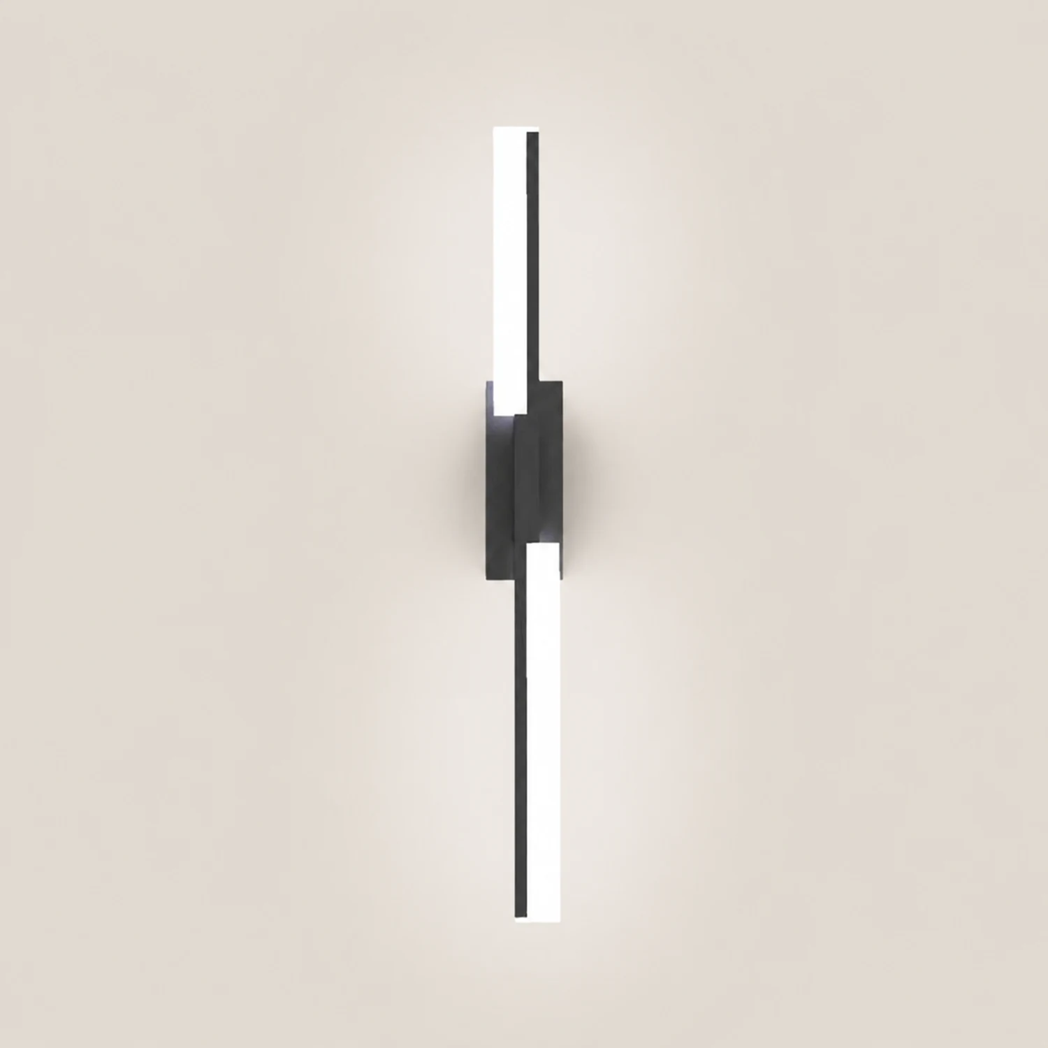 Alana Modern Geometric Metal&Silica Gel Bedroom Wall Lamp, Black/Gold - Lumpaz
