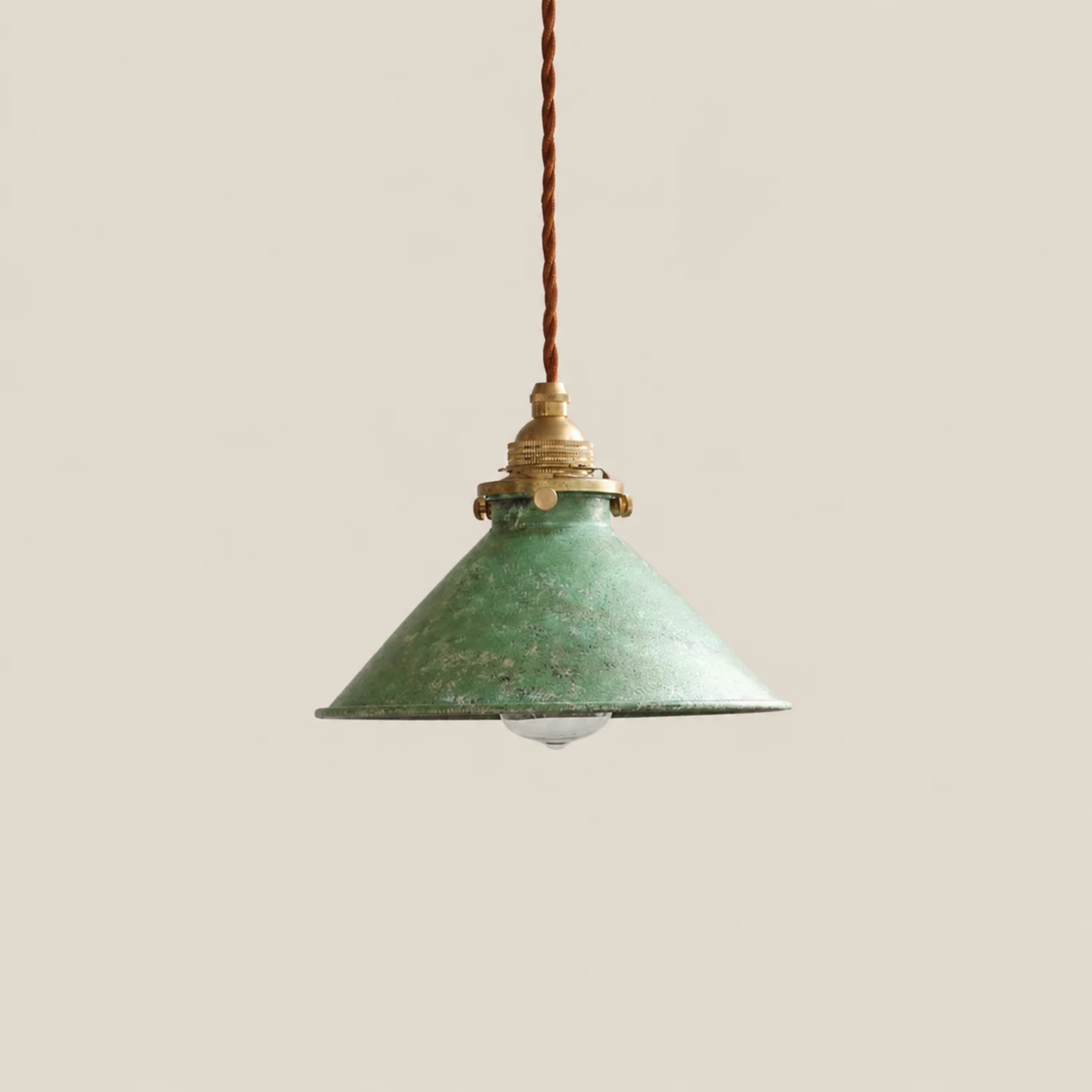 Alessio Vintage LED Rustic Pendant Light Metal Blue Kitchen Balcony - Lumpaz