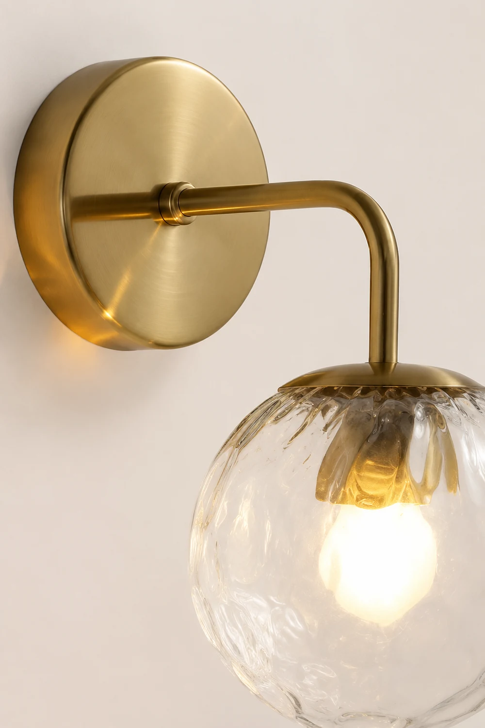Valentina Vanity LED Wall Lamp, Black/Gold - Lumpaz