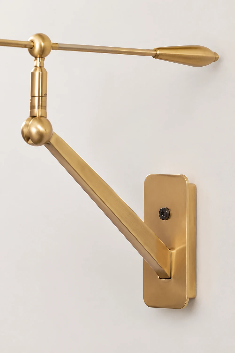 Freja Wall Lamp Cylindrical Modern/Minimalist, Metal, Adjustable, Gold, Bedroom - Lumpaz