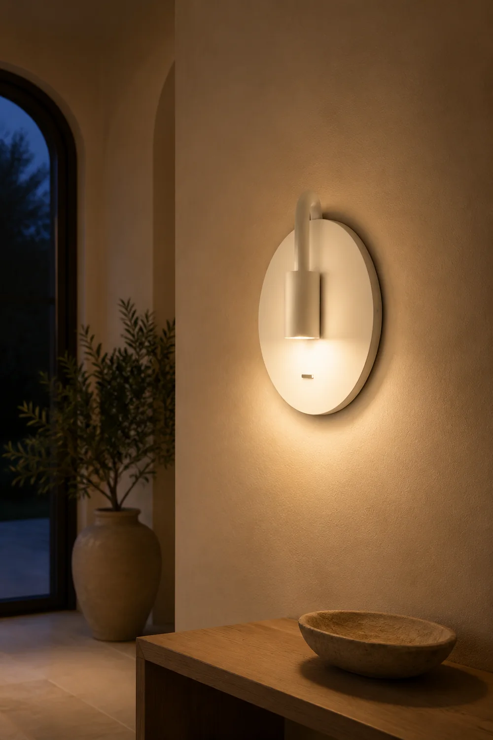 Cooley Wall Lamp Modern, Cylindrical Adjustable Arm Metal, 2-color, Bedroom - Lumpaz