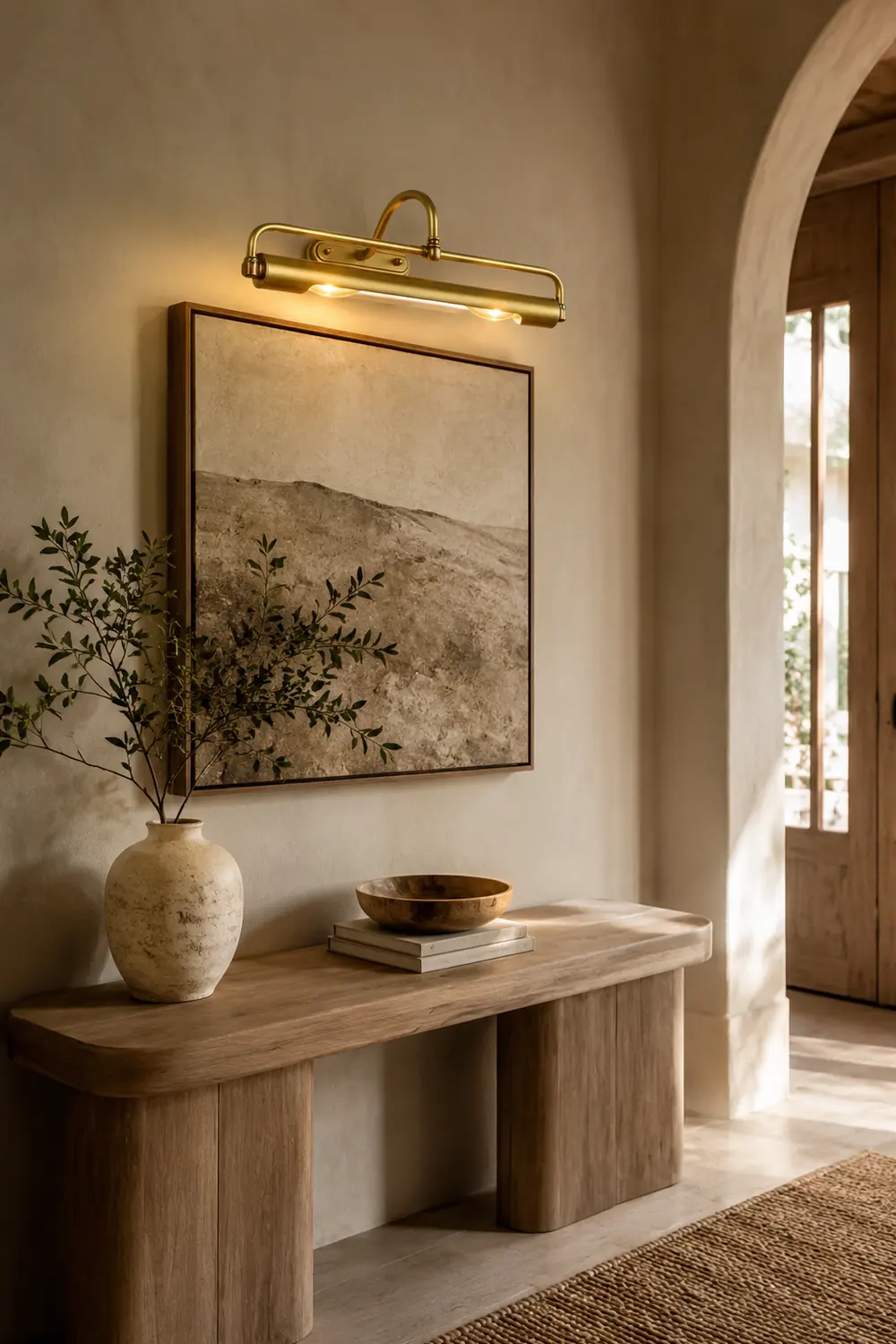 Eryn Vintage Brass Vanity Wall Lamp, Bathroom/Bedroom - Lumpaz