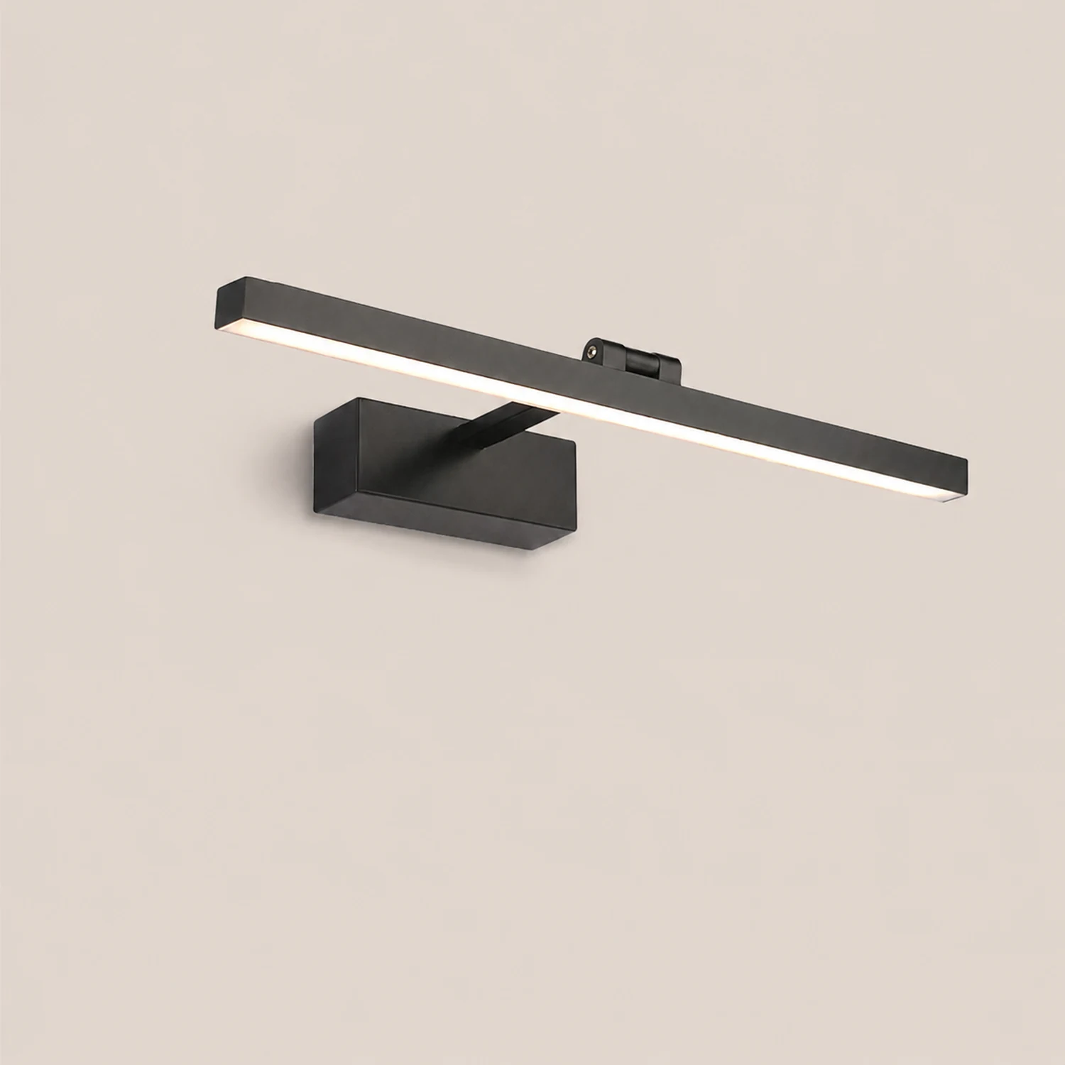 Leigh Modern Bar Metal Wall Lamp, Black&White - Lumpaz