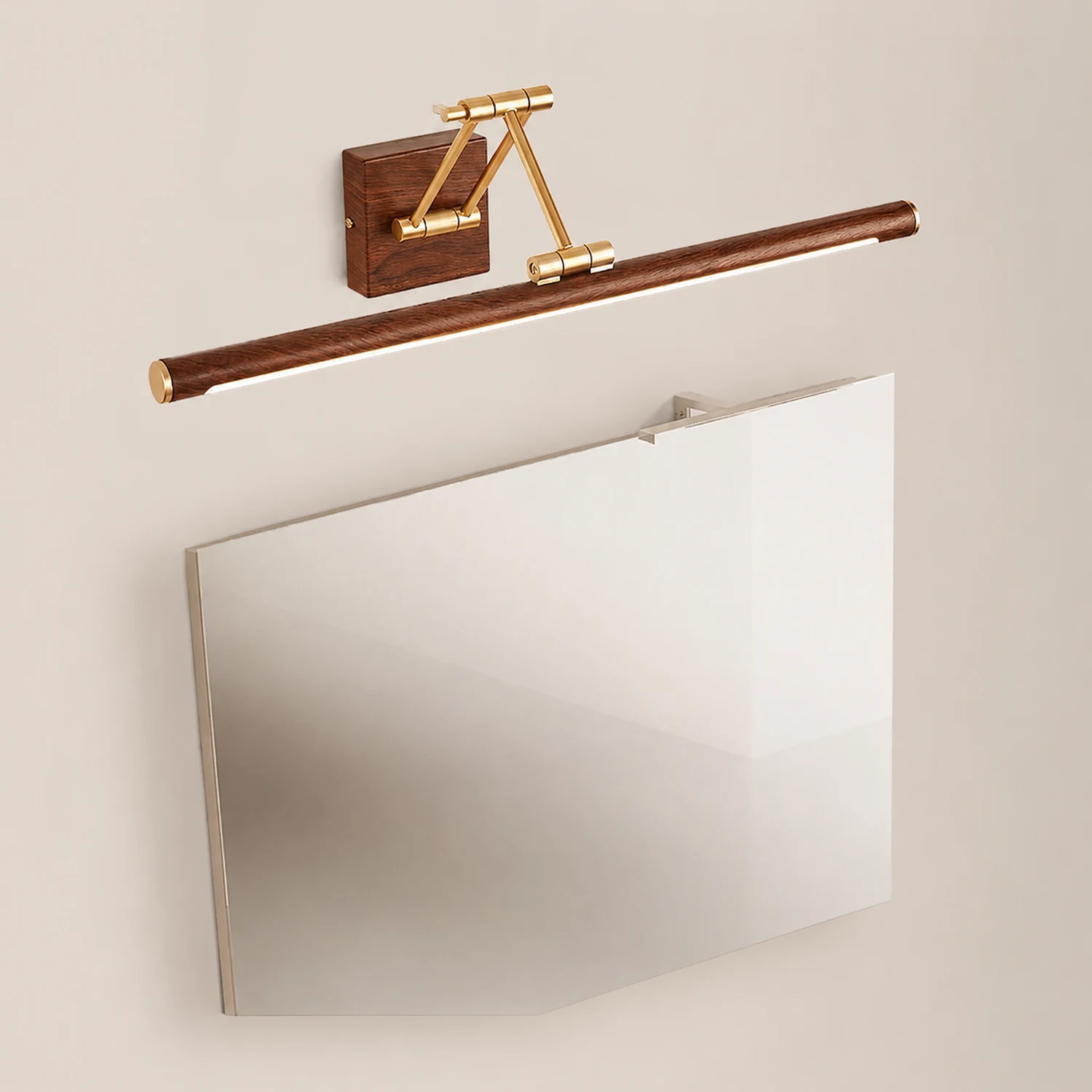 Ozawa Nordic Linear Adjustable Swing Arm Vanity Wall Lamp - Lumpaz