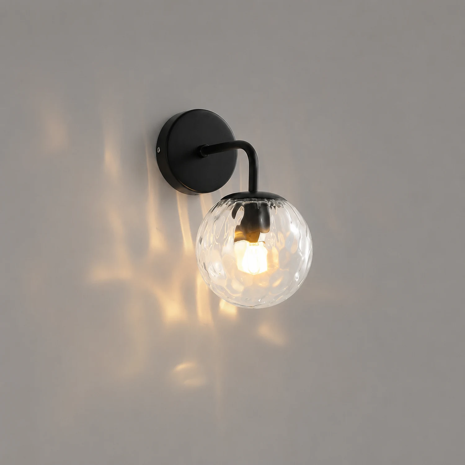 Valentina Vanity LED Wall Lamp, Black/Gold - Lumpaz