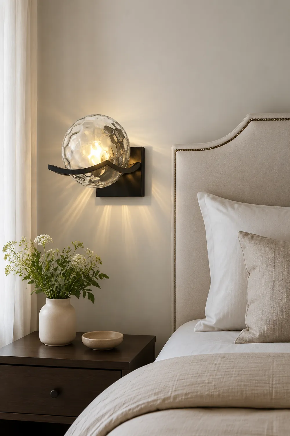 Valentina Vanity Modern Art Wall Lamp, Bathroom/Bedroom - Lumpaz