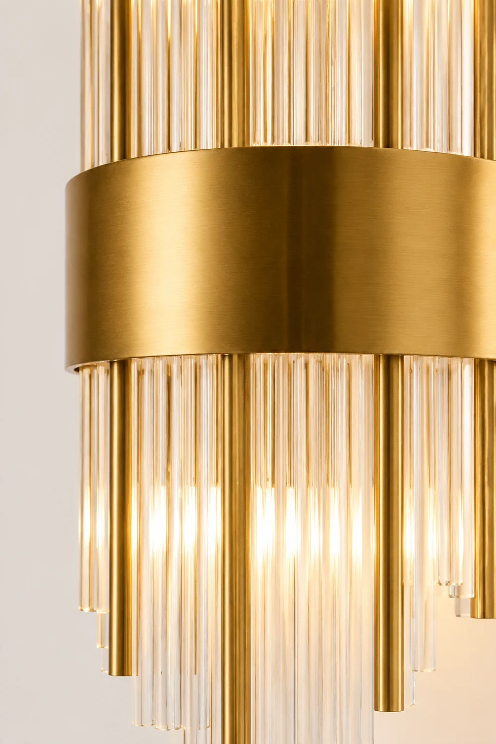 Kristy Luxury Gold Crystal Bedroom Bedside Wall Lamp - Lumpaz