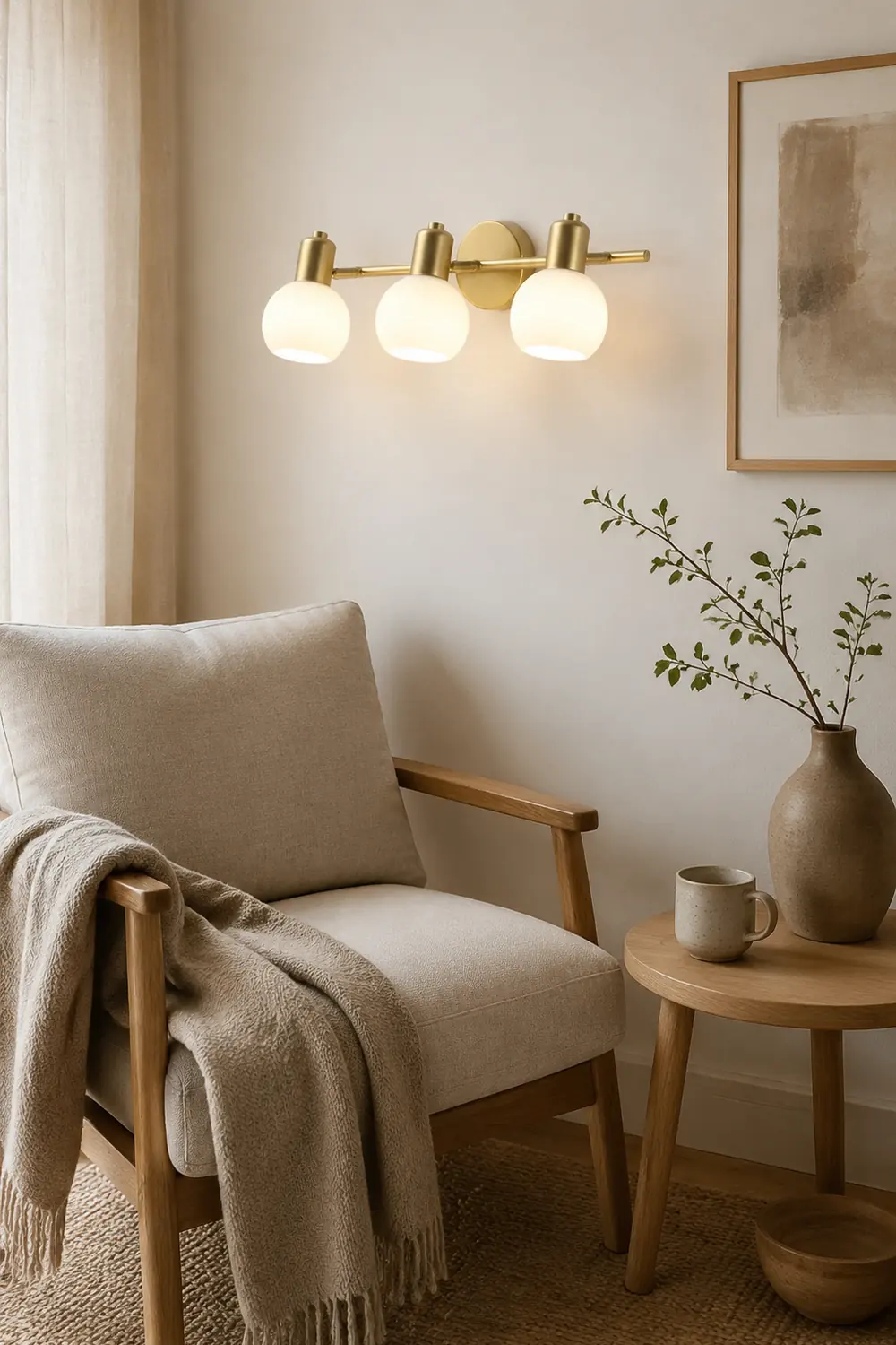Valentina Modern Globe Metal Wall Mounted Lamps, Gold - Lumpaz