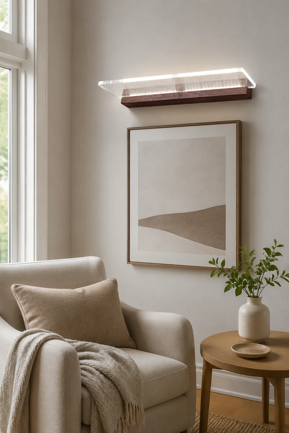 Ozawa Modern Metal/Acrylic Modern Wall Lamp - Lumpaz