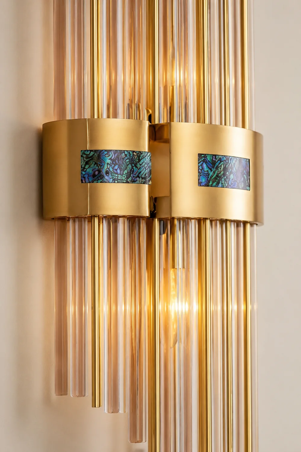 Crystal Wall Lamp Bedside Lamp, ∅18CM Bedroom/Living Room - Lumpaz