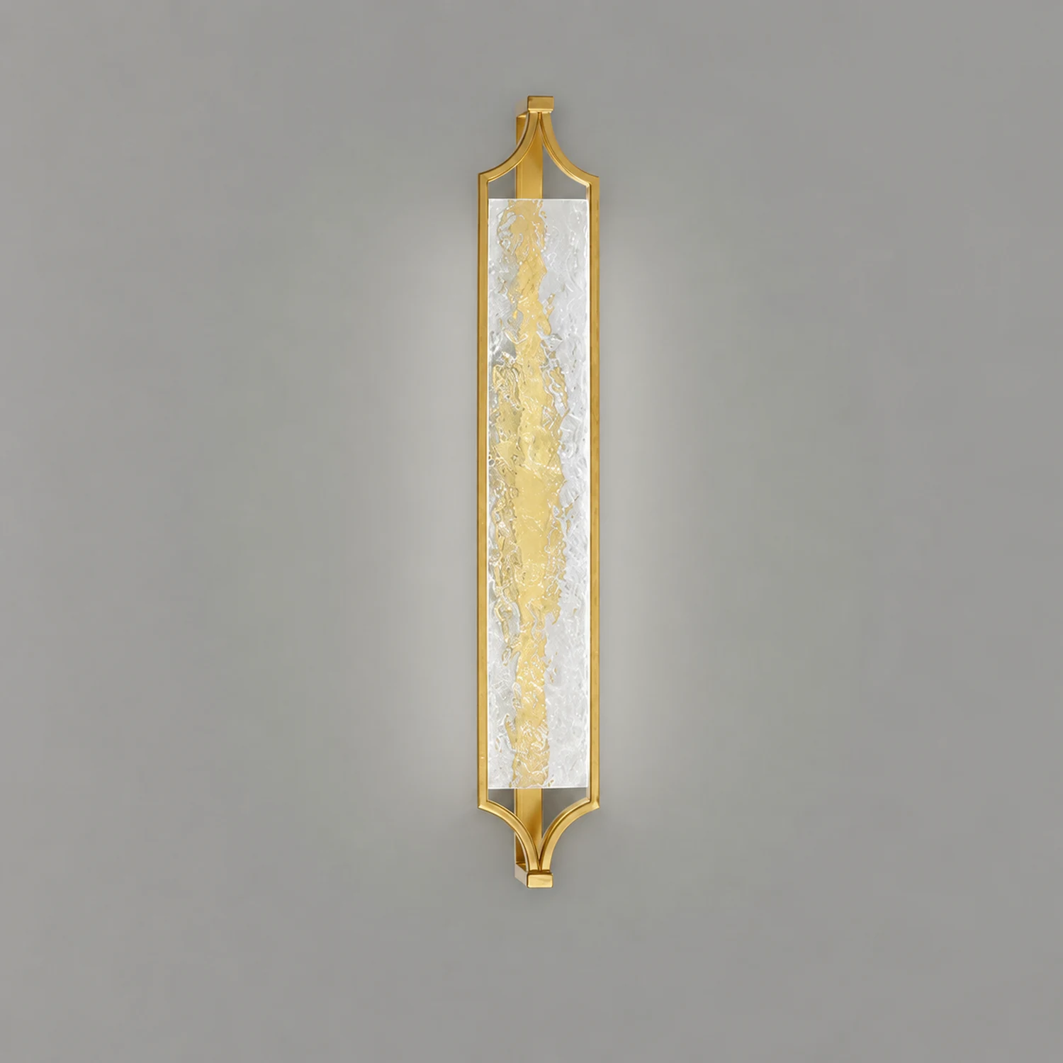 Leigh Wall Lamp Modern LED Mirror Front Vanity, White/Gold, Dining Room - Lumpaz