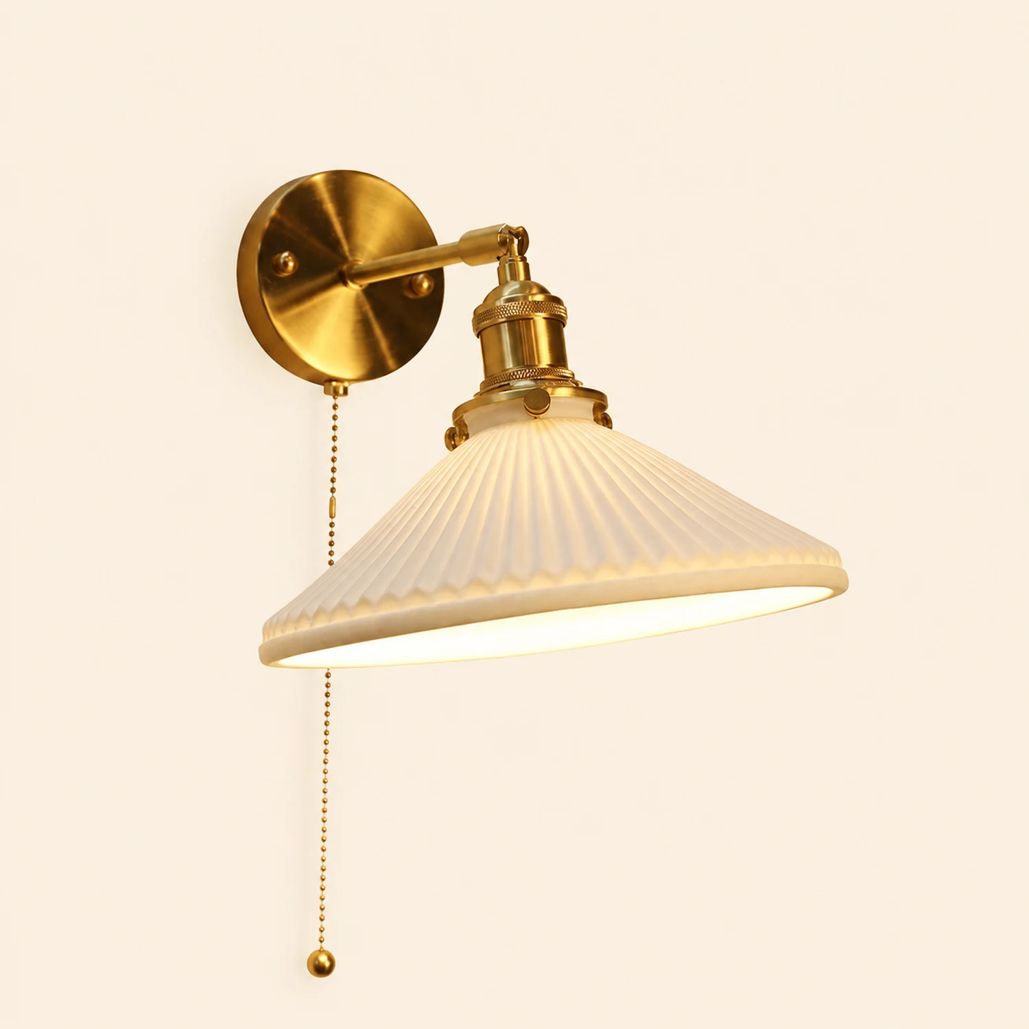 Lottie wrinkles Nordic  Modern Dresser Wall Lamp - Lumpaz