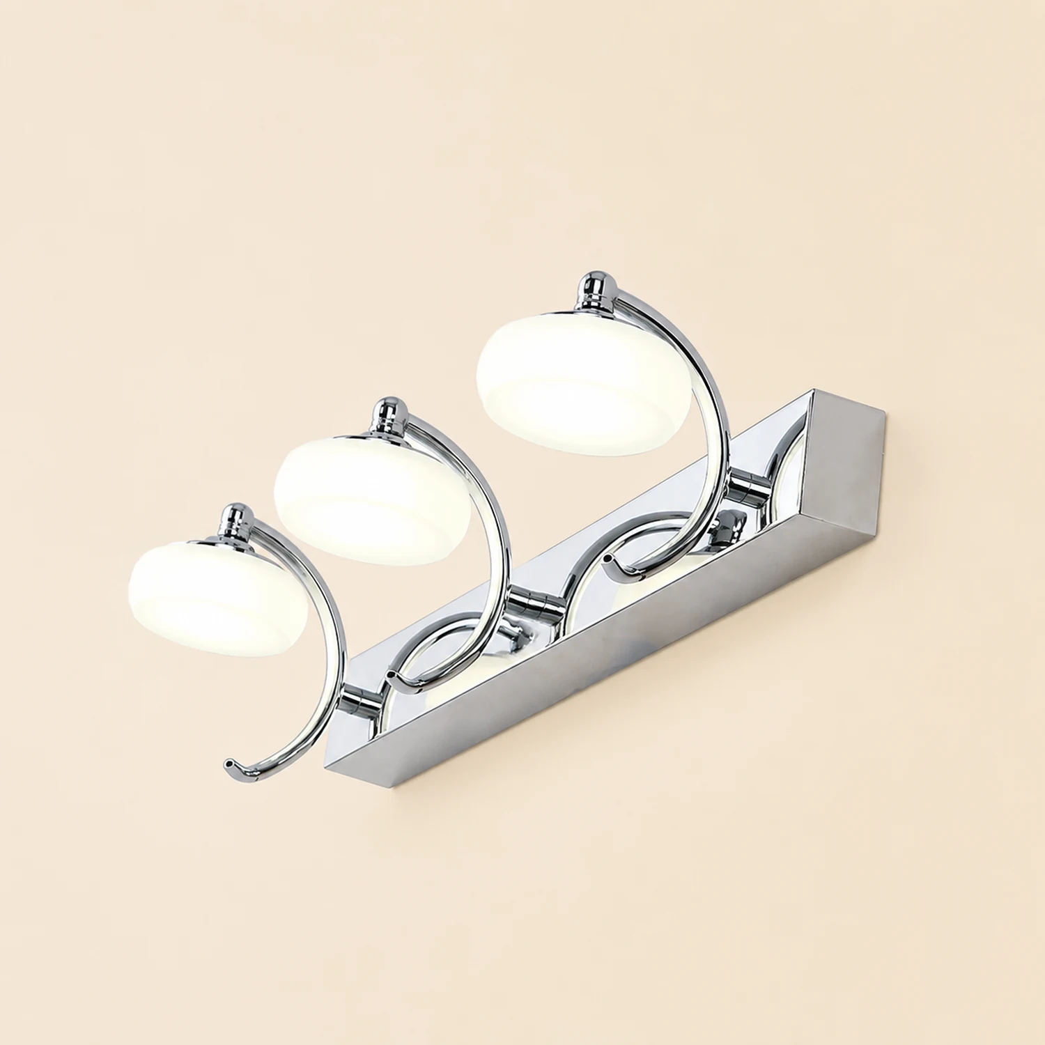 Leigh Modern Lantern Glass Wall Lamp, 2/3 Light, Bathroom - Lumpaz