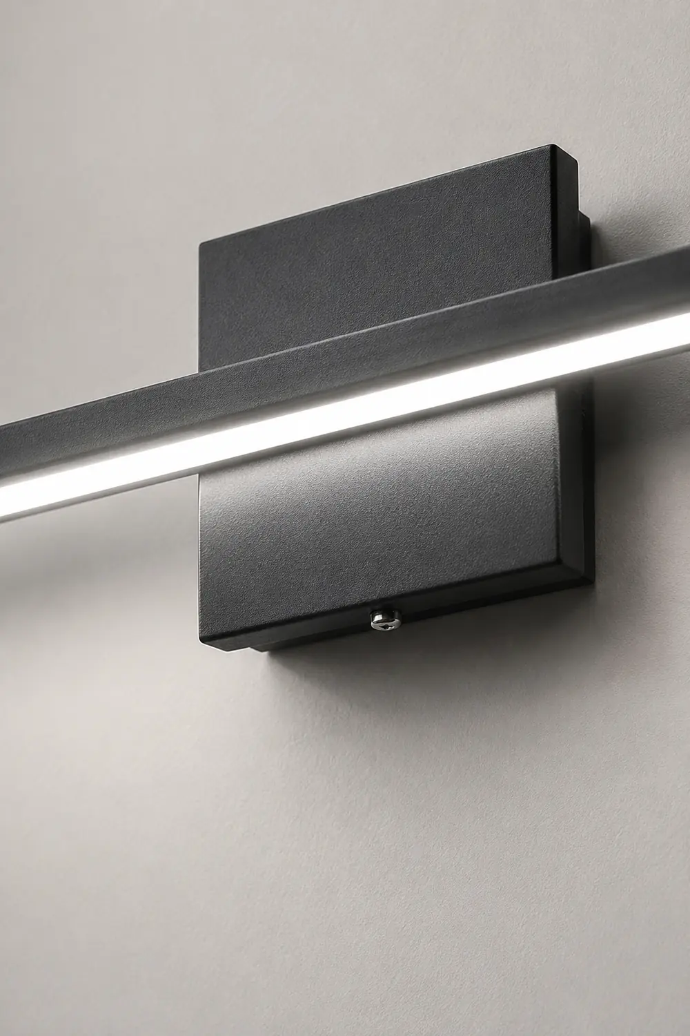 Edge Modern Linear/Square Mirror Front Vanity Metal LED Wall Lamp - Lumpaz