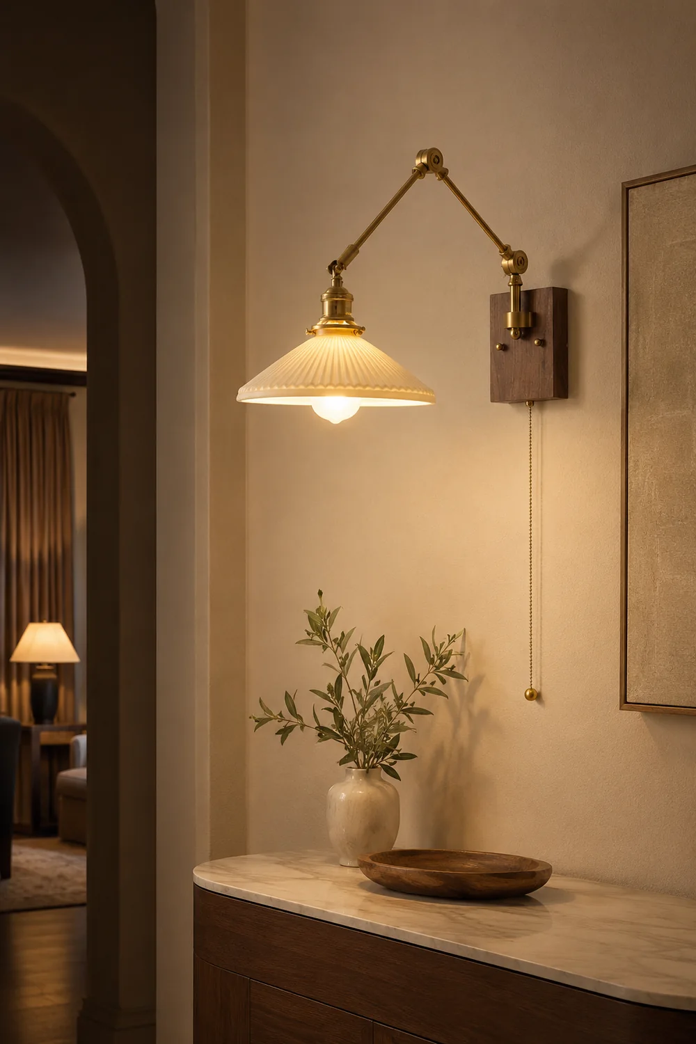 Ozawa Wall Lamp Modern, Folding Adjustable Metal, Study Room - Lumpaz