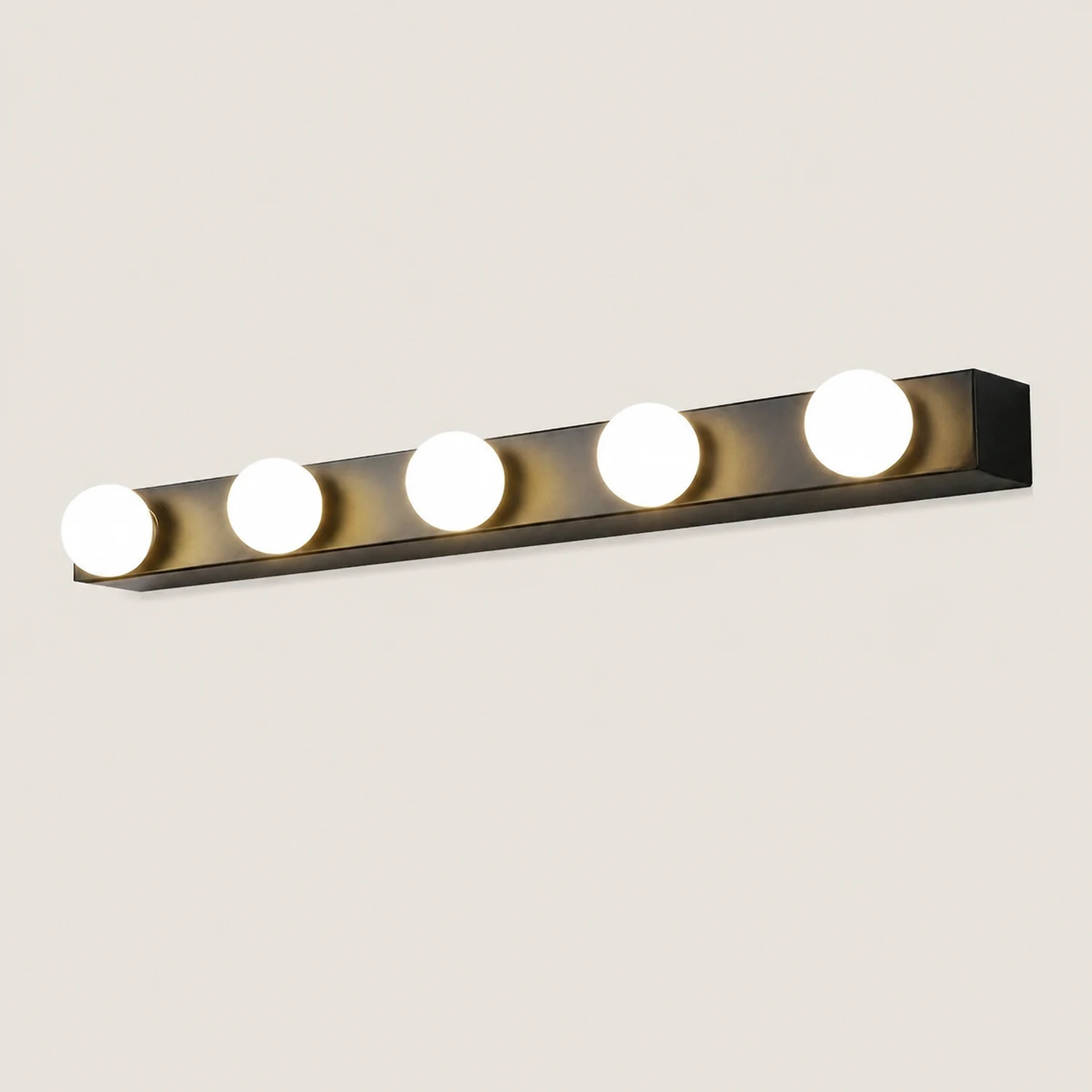 Valentina Modern Multi Metal Wall Lamp, Black/White - Lumpaz